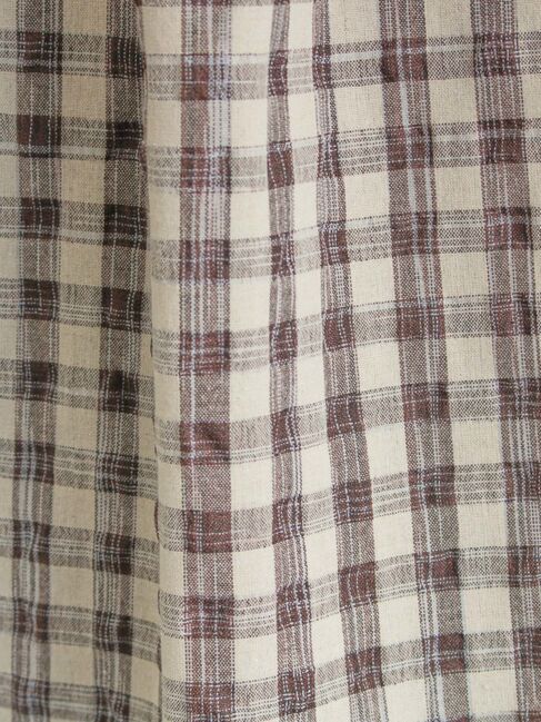 Samansa Mos2「ポコポコチェックオーバーシャツ」|シャツ・ブラウス|