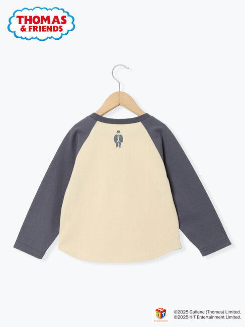 Samansa Mos2 Lagom「【きかんしゃトーマス】ラグランロンT」|Tシャツ・カットソー|