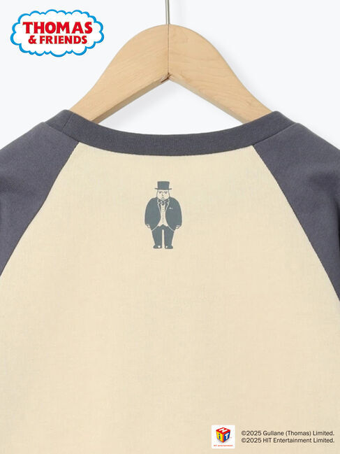 Samansa Mos2 Lagom「【きかんしゃトーマス】ラグランロンT」|Tシャツ・カットソー|