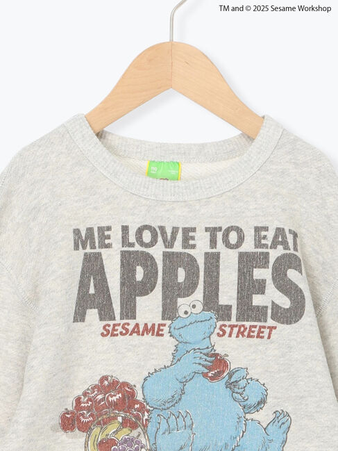 Samansa Mos2 Lagom「【FRUIT OF THE LOOM】 クッキーモンスター トレーナー」|Tシャツ・カットソー|