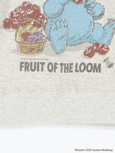 Samansa Mos2 Lagom「【FRUIT OF THE LOOM】 クッキーモンスター トレーナー」|Tシャツ・カットソー|