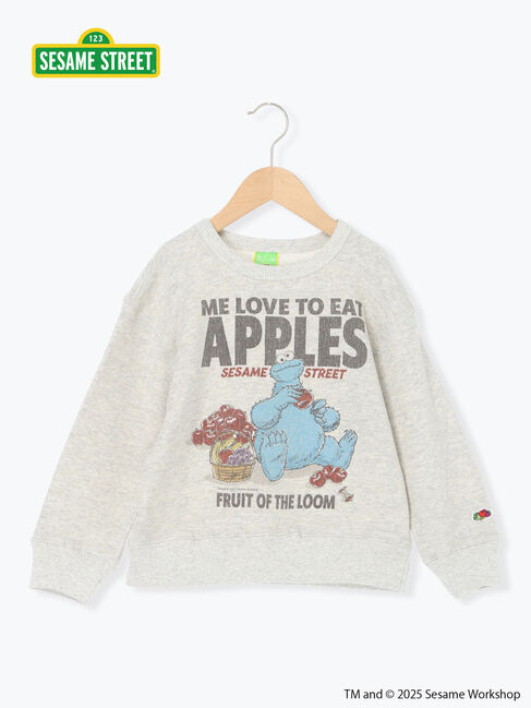 Samansa Mos2 Lagom「【FRUIT OF THE LOOM】 クッキーモンスター トレーナー」|Tシャツ・カットソー|