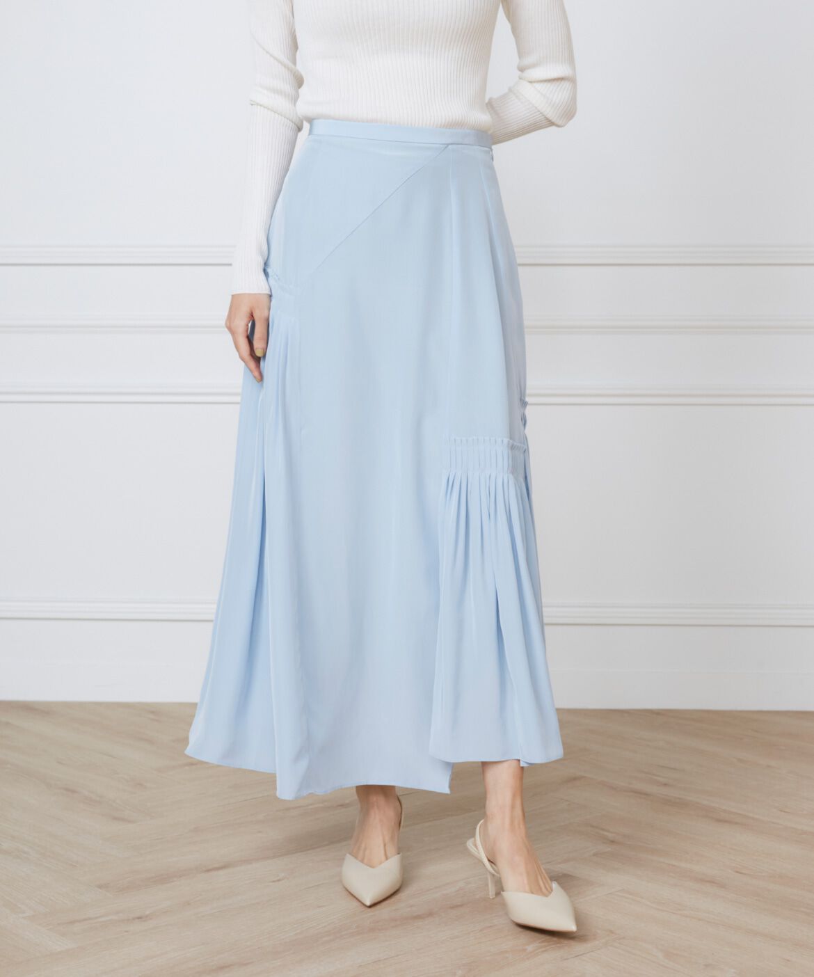 INED「アシメトリースカート《la veille by SUPERIOR CLOSET》」|フレア|