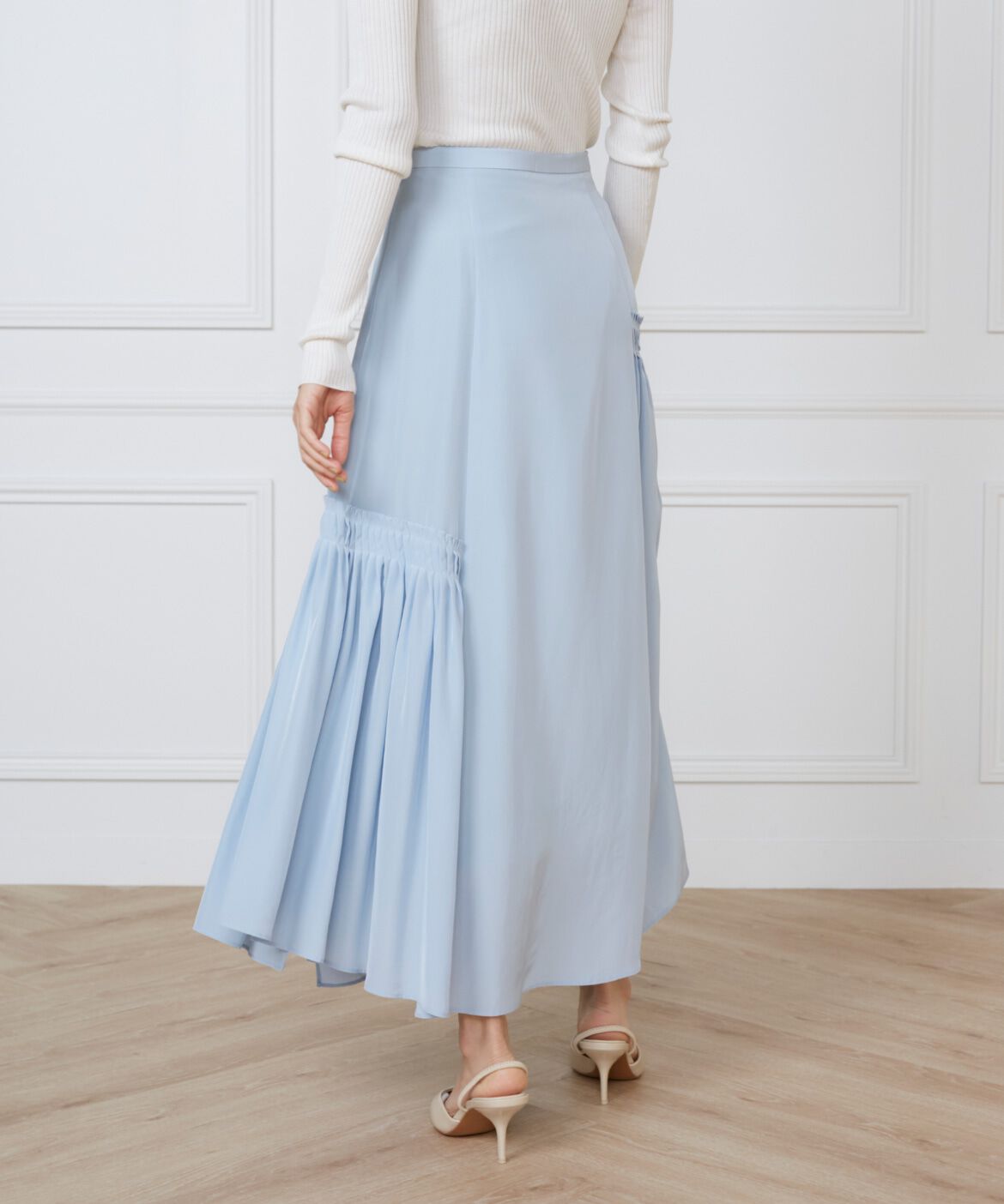 INED「アシメトリースカート《la veille by SUPERIOR CLOSET》」|フレア|