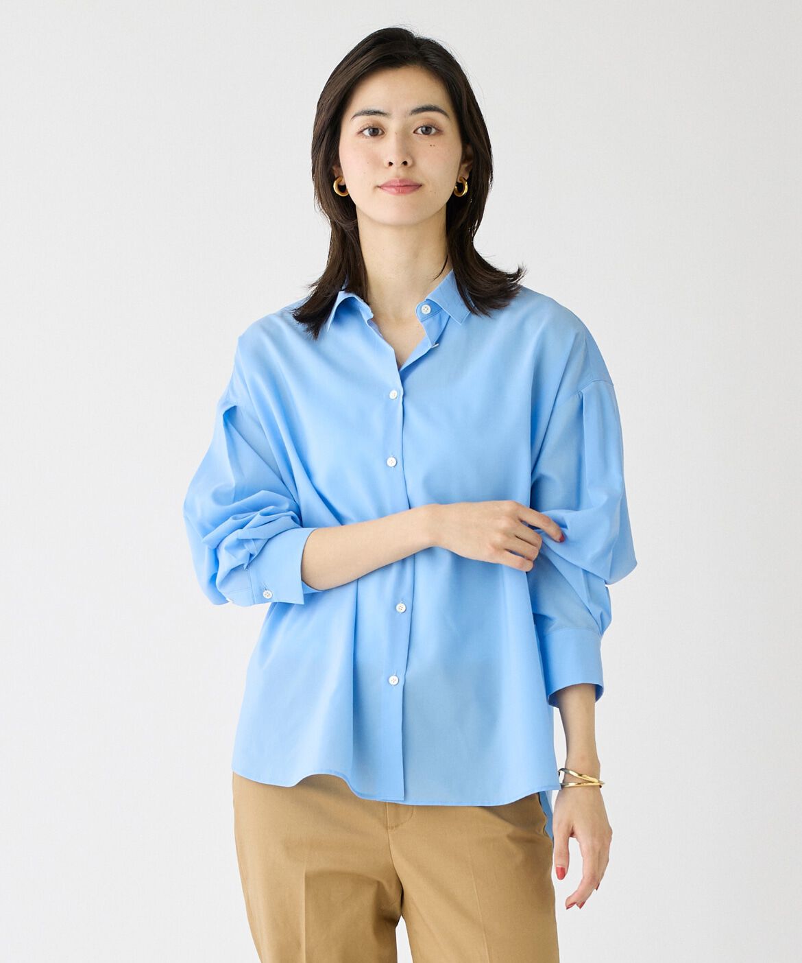 DAY by DAY it&rsquo;s international「オーバーサイズシャツ」|シャツ・ブラウス|サックス3