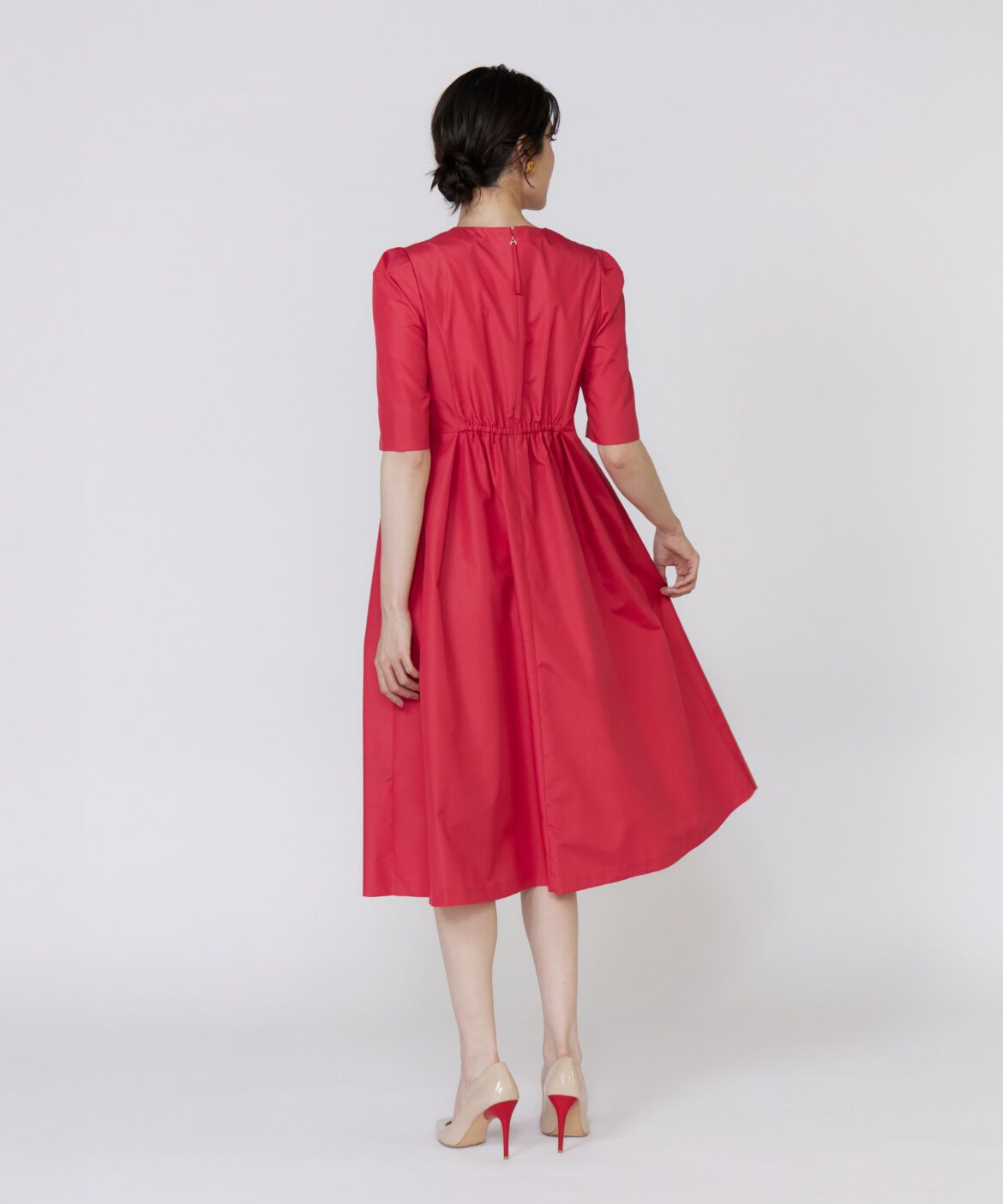 Maglie le cassetto「《プラスサイズ》ライトクチュールワンピース《M Maglie le cassetto》」|ワンピース|