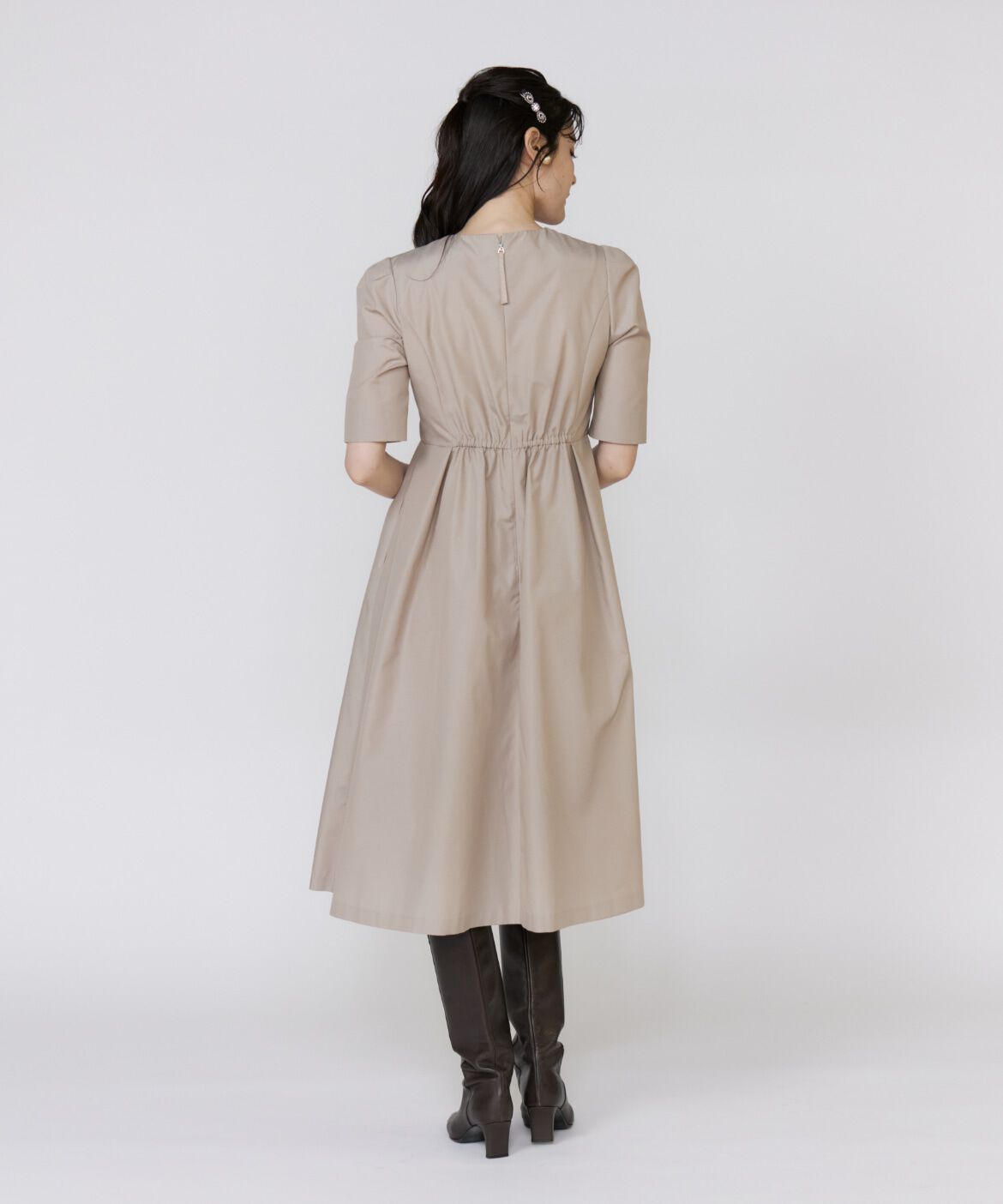 Maglie le cassetto「《プラスサイズ》ライトクチュールワンピース《M Maglie le cassetto》」|ワンピース|