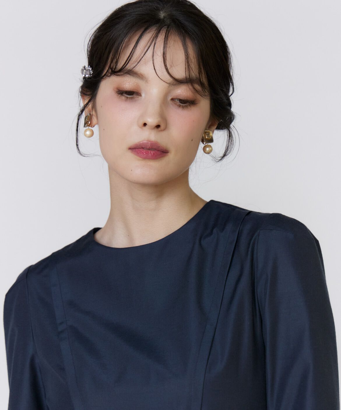 Maglie le cassetto「《プラスサイズ》ライトクチュールワンピース《M Maglie le cassetto》」|ワンピース|