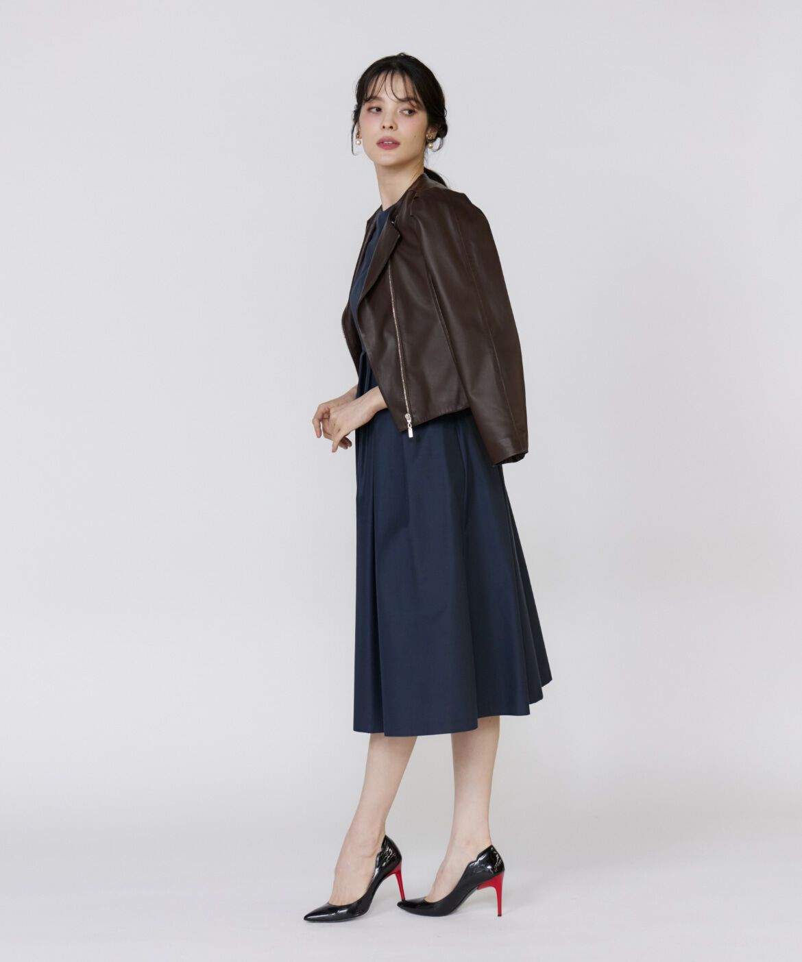 Maglie le cassetto「《プラスサイズ》ライトクチュールワンピース《M Maglie le cassetto》」|ワンピース|