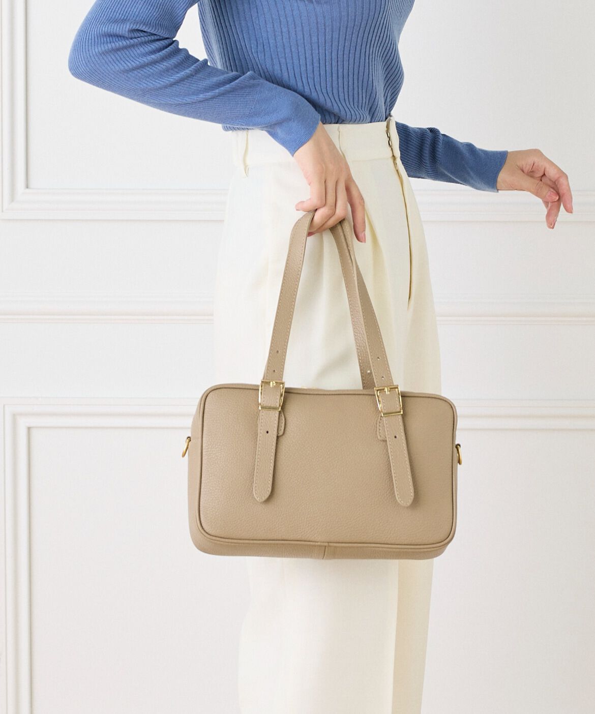 FAVORITE SUKINAMONO「ショルダーボストンバッグ《MARLON》」|ボストンバッグ|グレーベージ 3