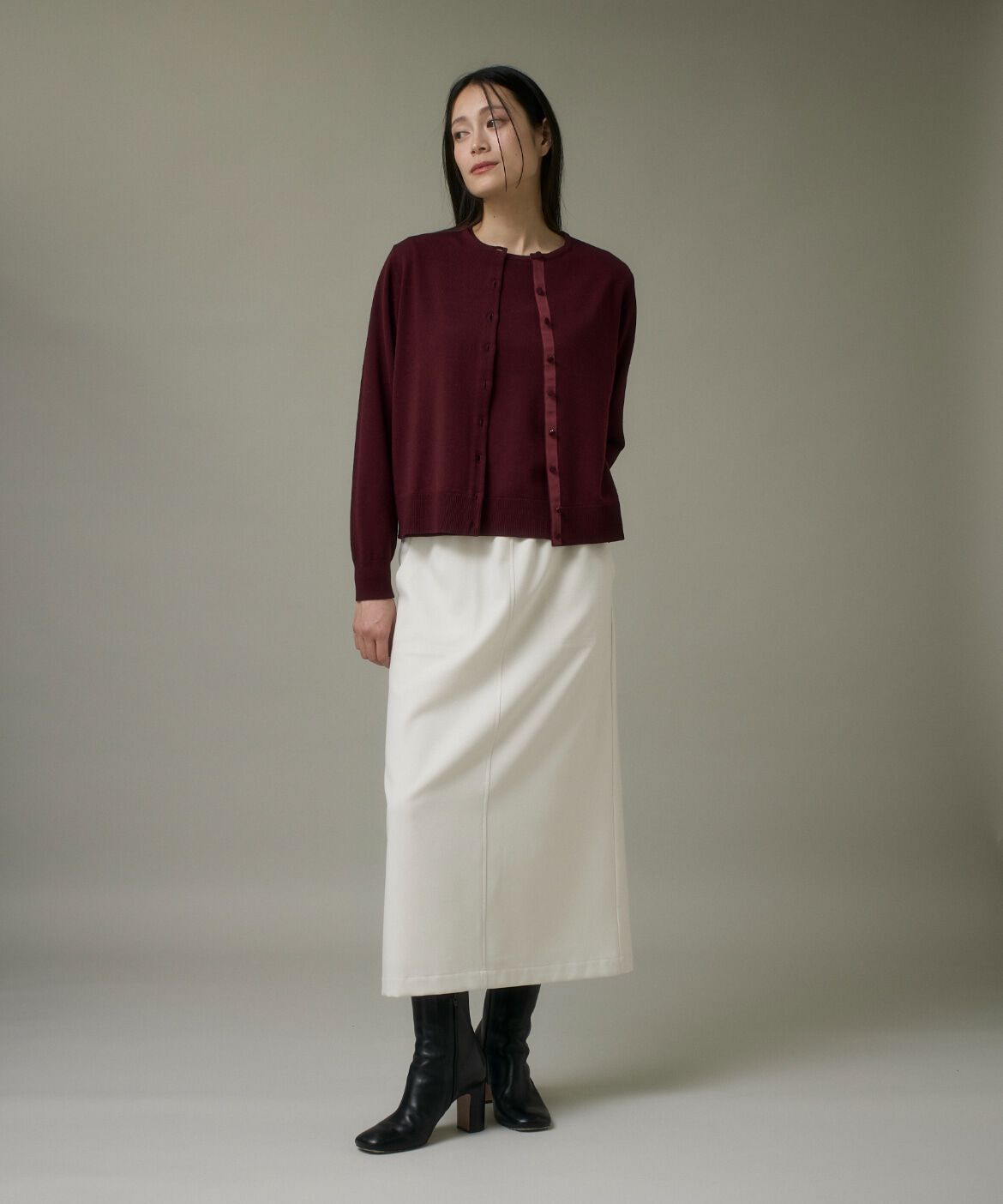 DAY by DAY it&rsquo;s international「ウォッシャブルウールクルーネックカーディガン《HARMONY》」|カーディガン|