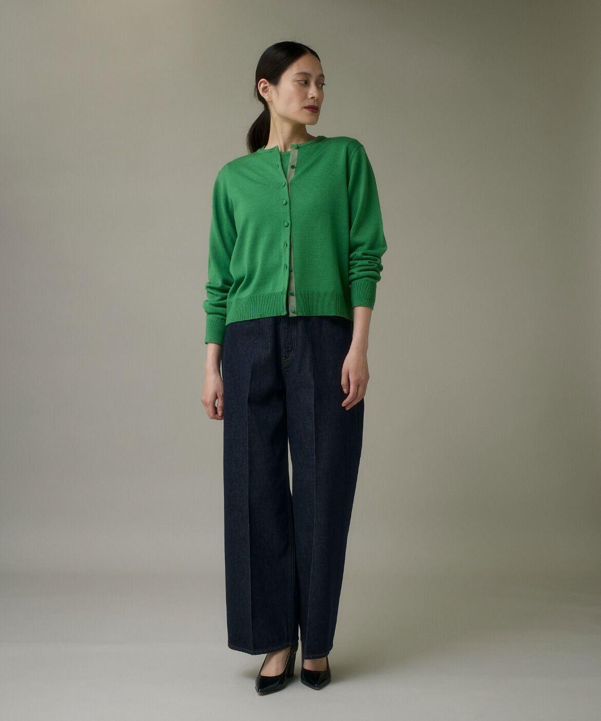 DAY by DAY it&rsquo;s international「ウォッシャブルウールクルーネックカーディガン《HARMONY》」|カーディガン|