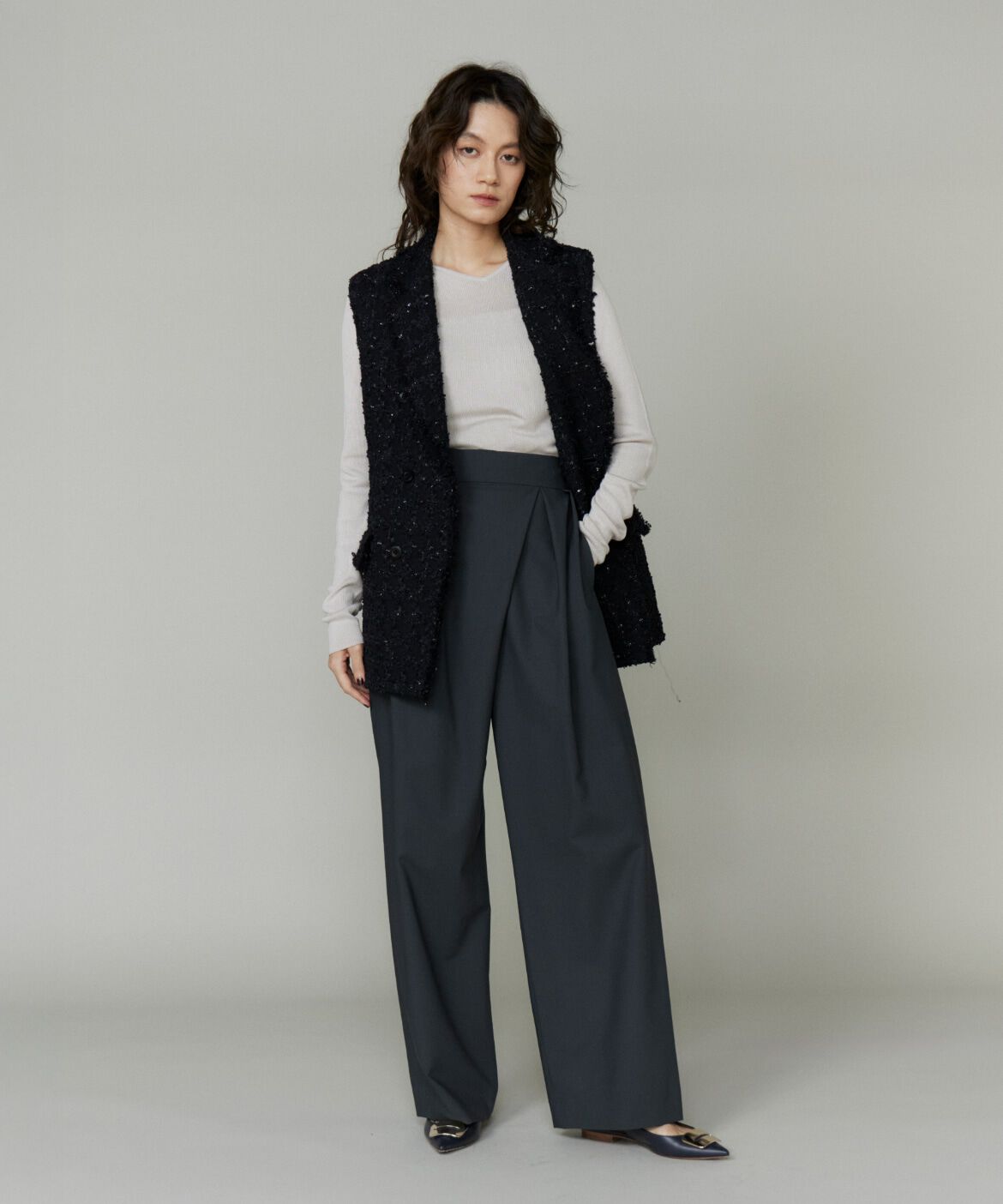 la veille by SUPERIOR CLOSET「《大きいサイズ》ラップパンツ」|その他|