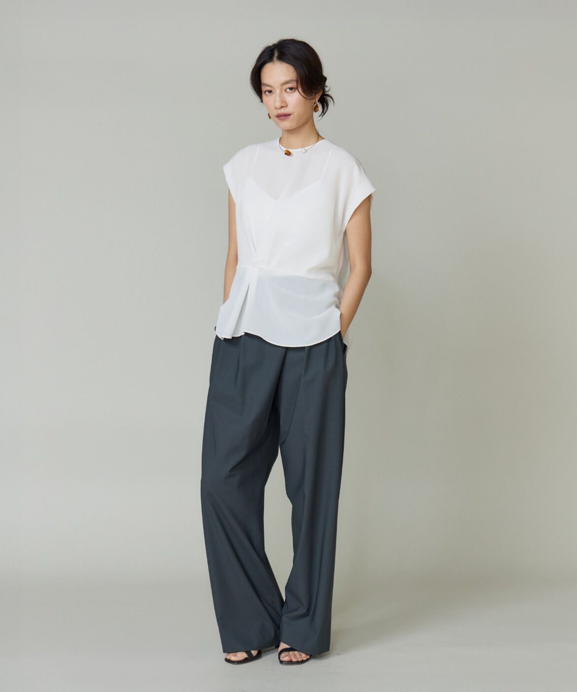 la veille by SUPERIOR CLOSET「《大きいサイズ》ラップパンツ」|その他|