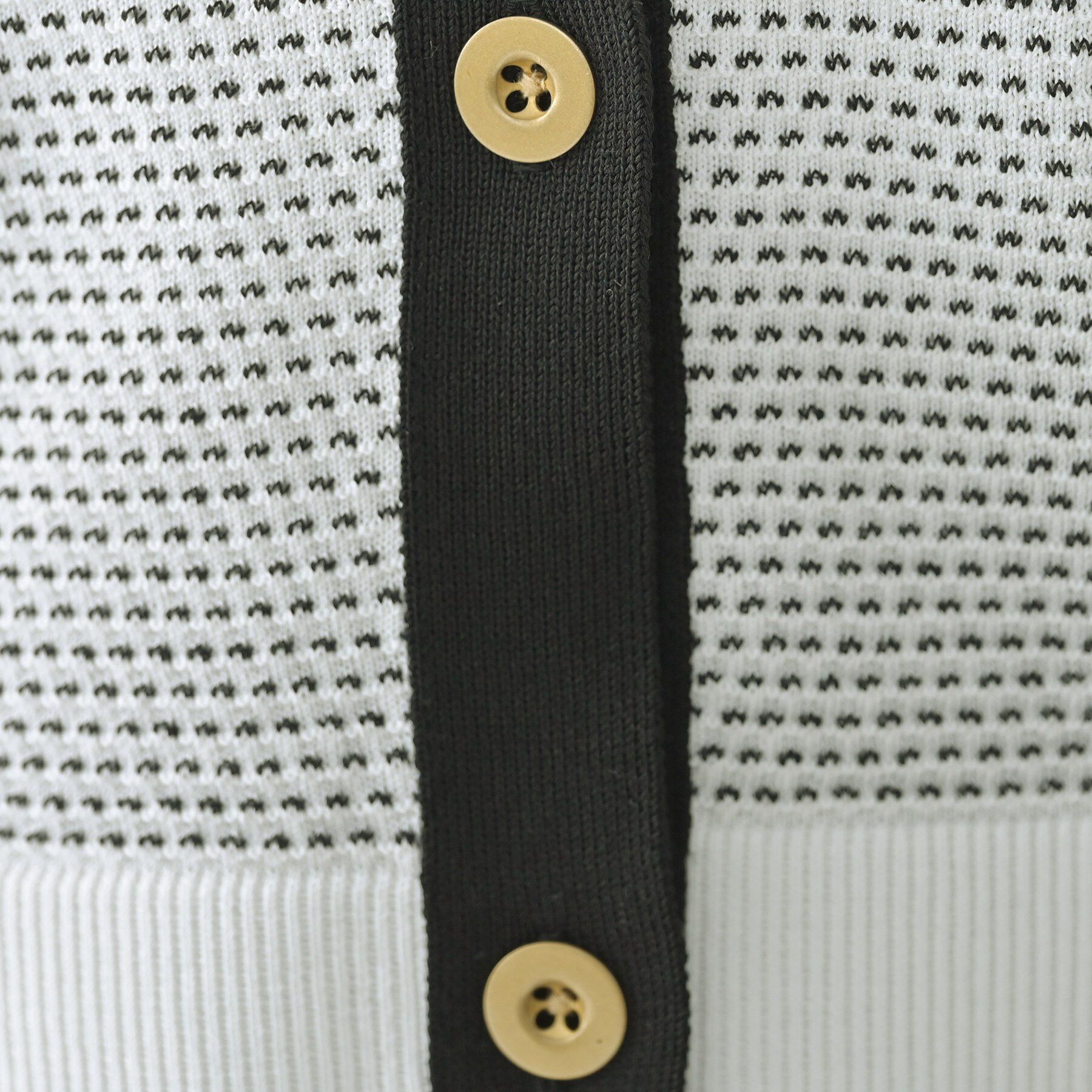 UNTITLED「配色ハイゲージニットカーディガン」|カーディガン|