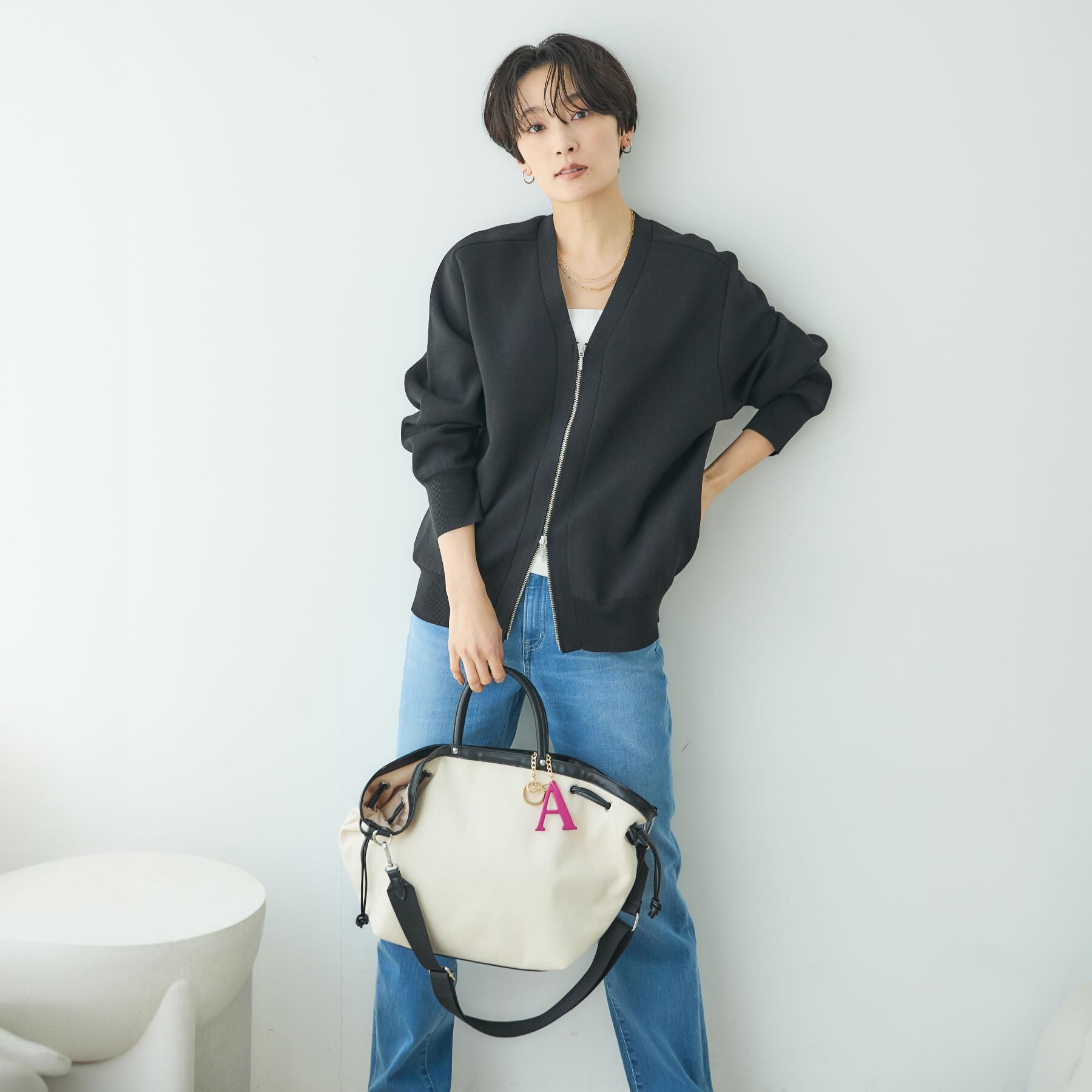 UNTITLED「2WAYドロストトート」|トートバッグ|