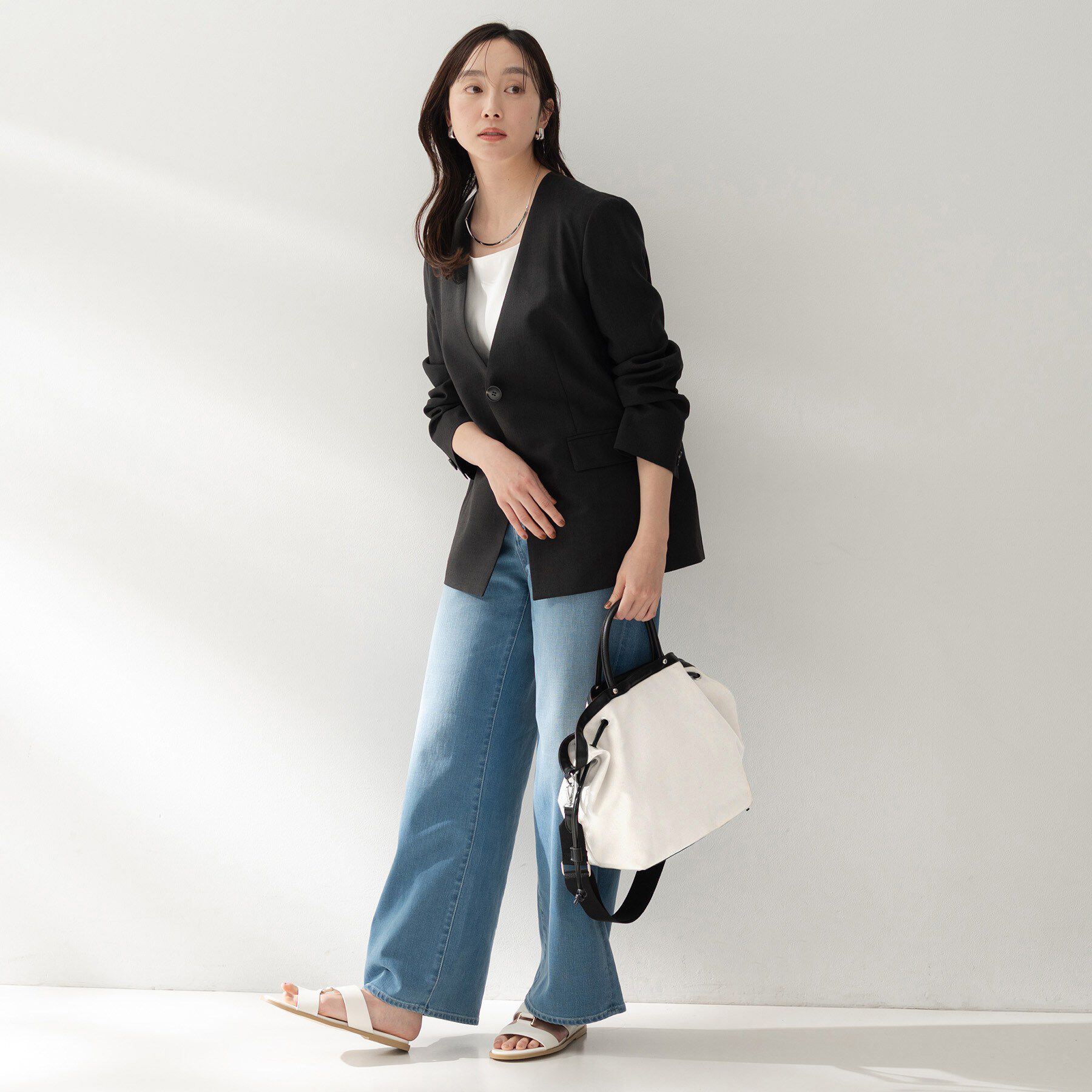 UNTITLED「2WAYドロストトート」|トートバッグ|