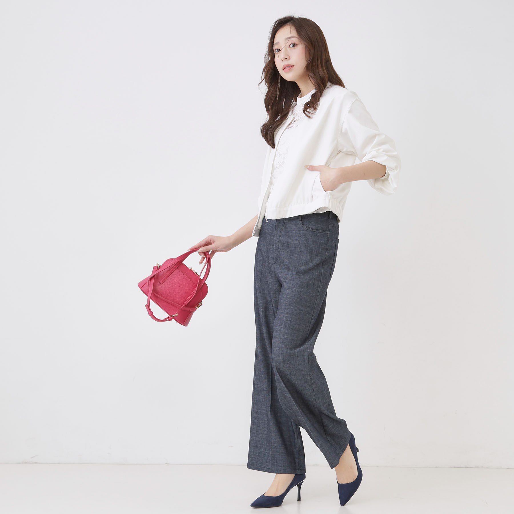 COUP DE CHANCE「【手洗い可／裏地無し／軽い着心地】コンパクトブルゾン」|ブルゾン・スタジャン|