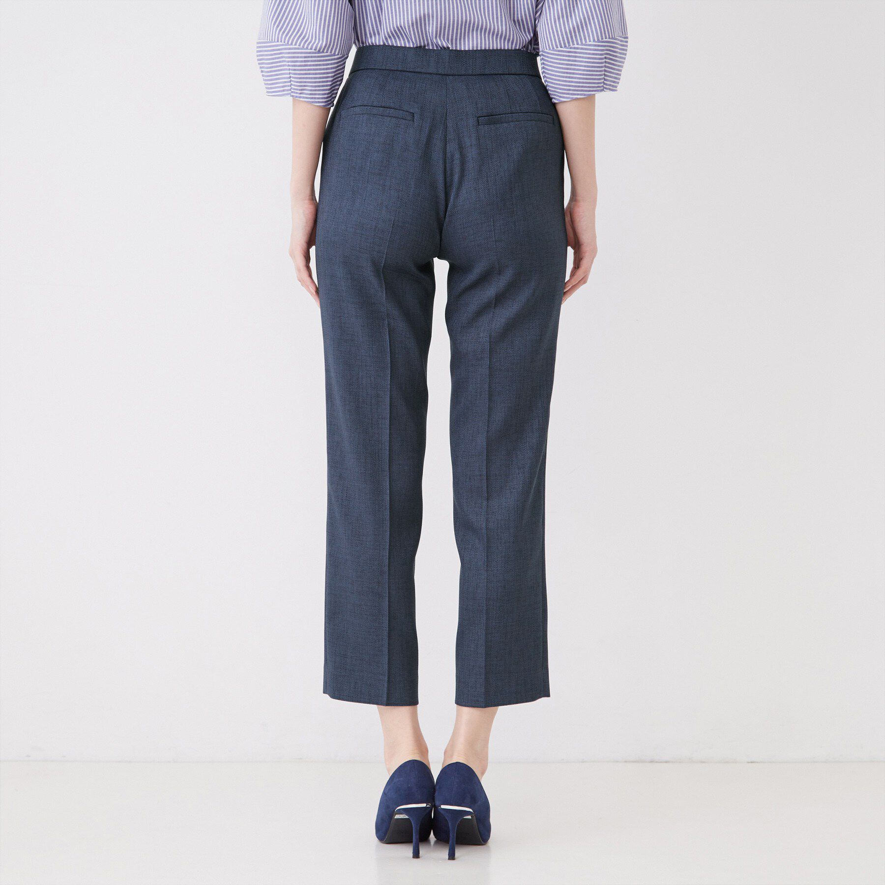 COUP DE CHANCE「【手洗い可／日本製／セットアップ可】麻調合繊テーパードパンツ」|その他|