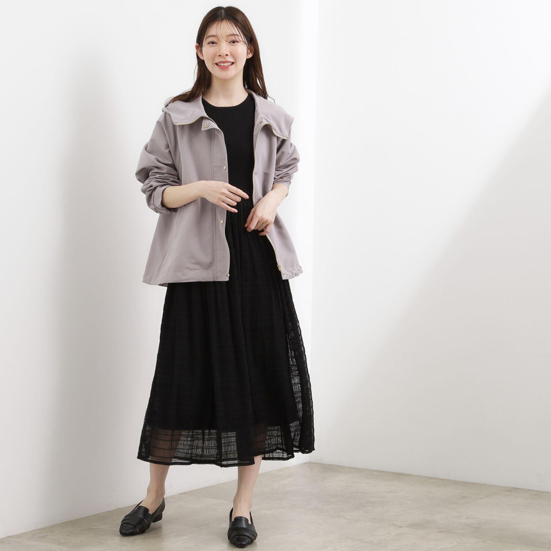 grove「【貴島明日香さん着用】【撥水】きれいめに着こなせるマウンテンパーカ」|ブルゾン・スタジャン|