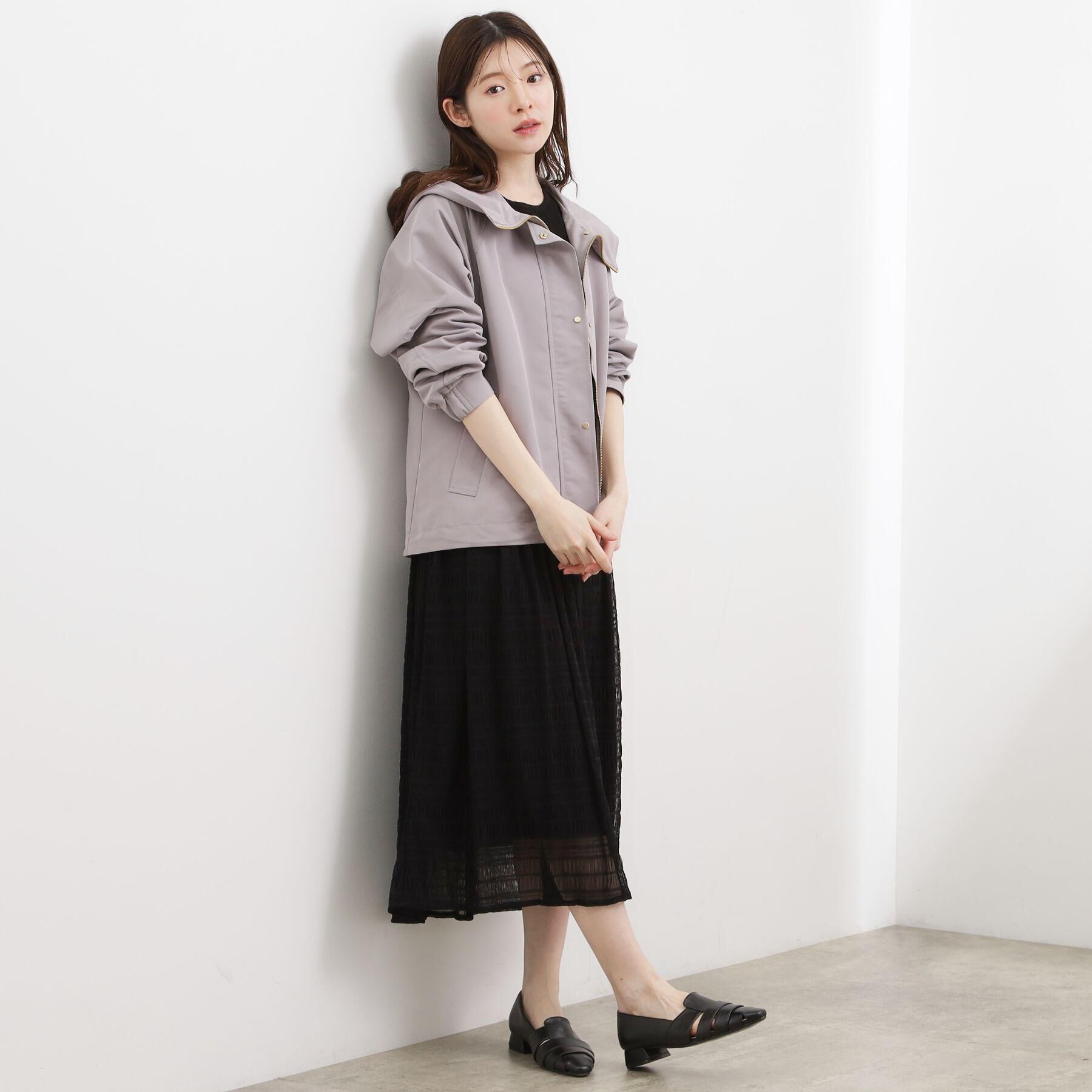 grove「【貴島明日香さん着用】【撥水】きれいめに着こなせるマウンテンパーカ」|ブルゾン・スタジャン|