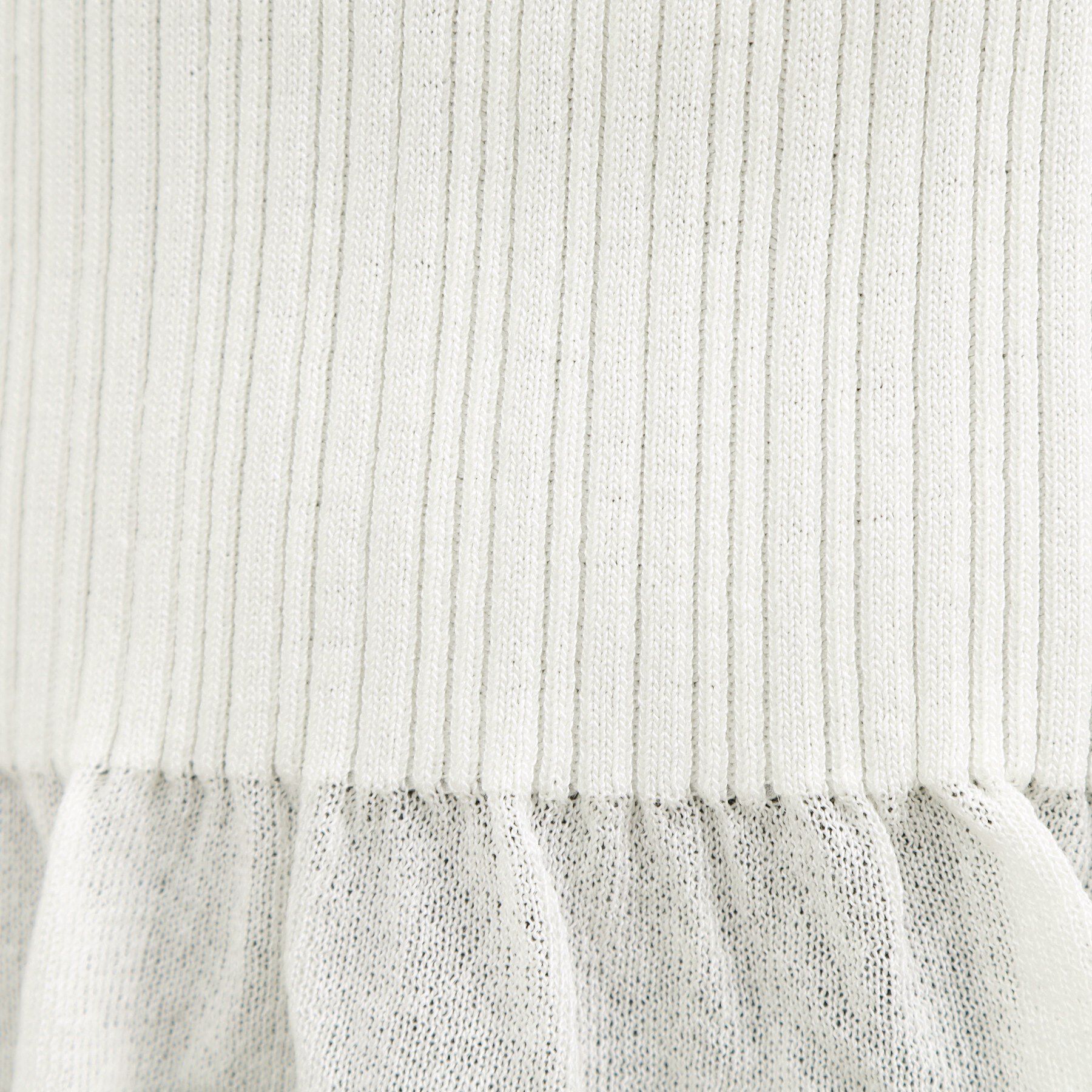 grove「シアーフリルリブニットプルオーバー」|ニット・セーター|