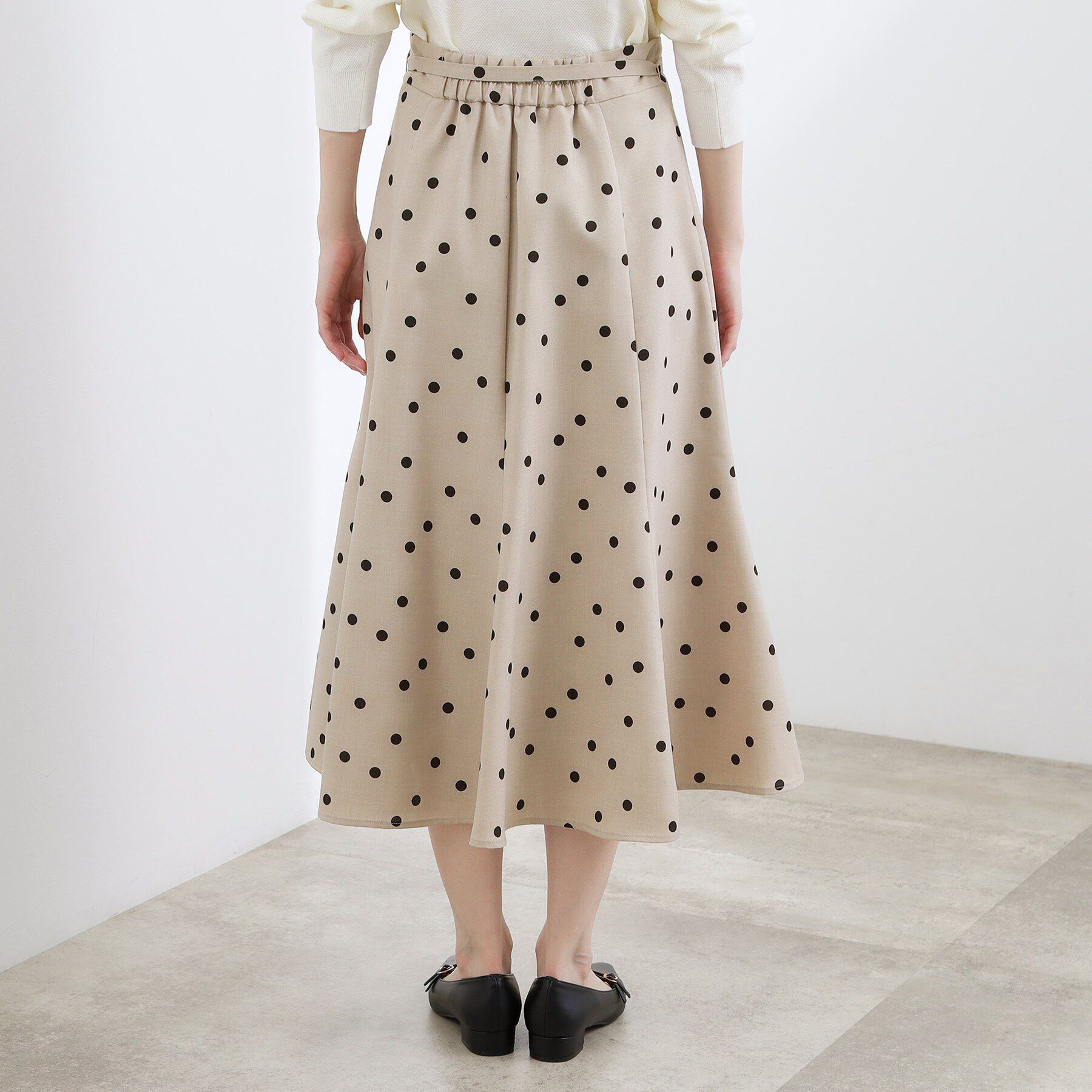 grove「【貴島明日香さん着用・洗える】ランダムドットマーメイドスカート」|スカート|