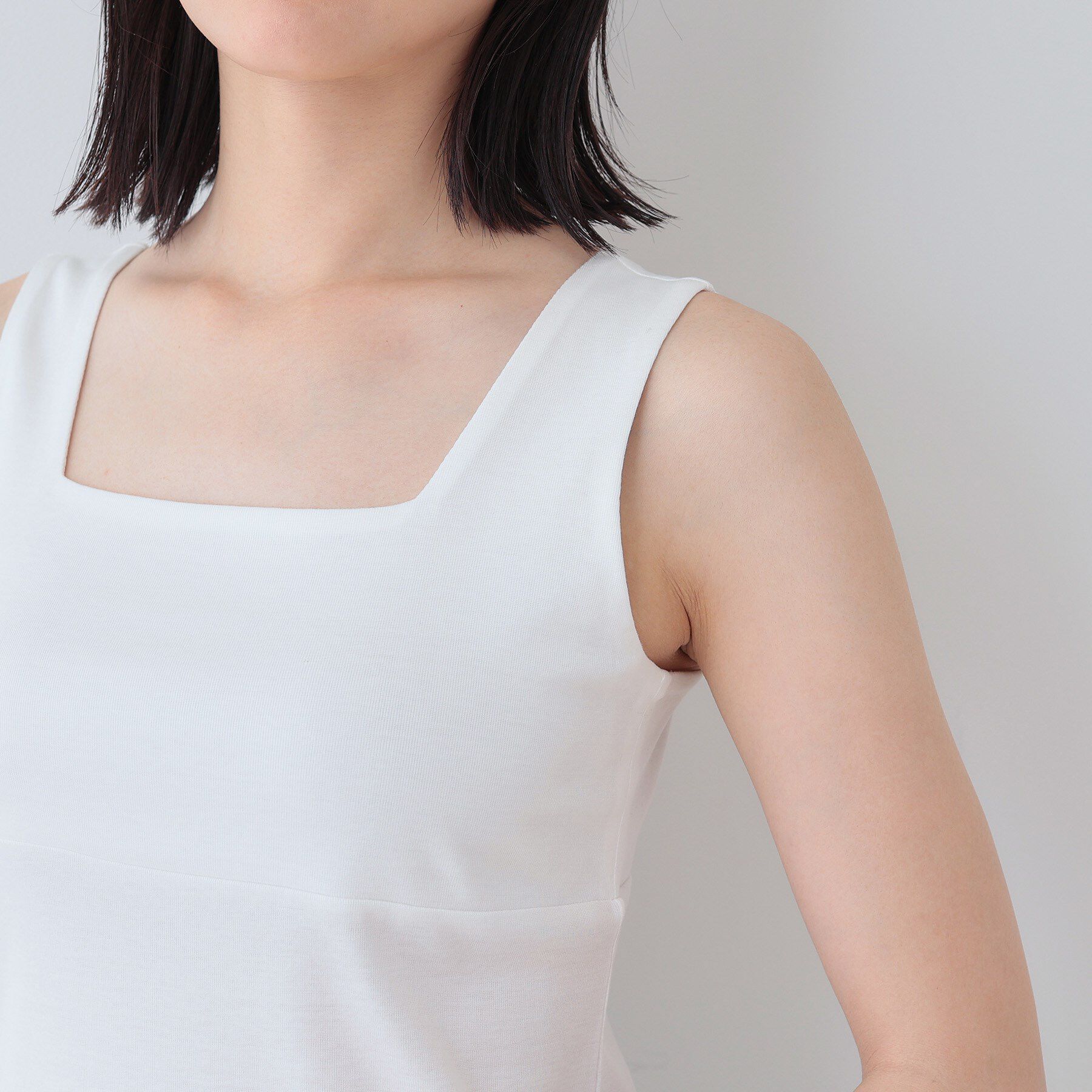 INDIVI「【日本製】ビスチェインナータンクトップ」|キャミソール|