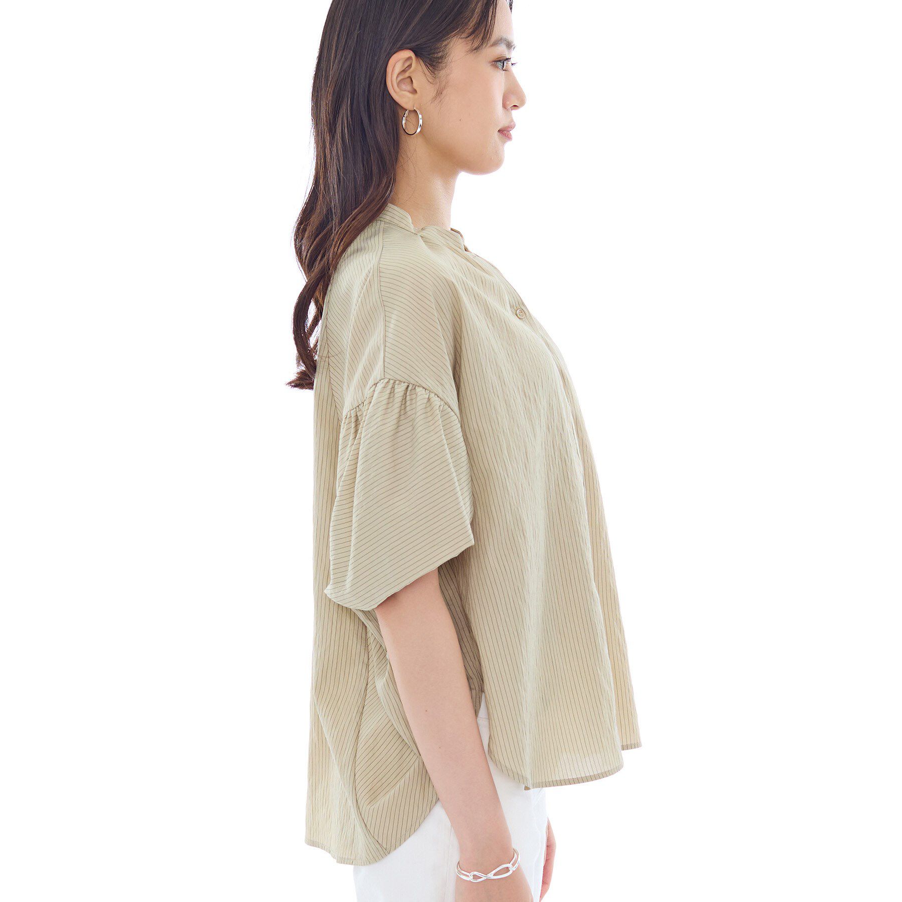 INDIVI「ドルマンスリーブブラウス」|シャツ・ブラウス|