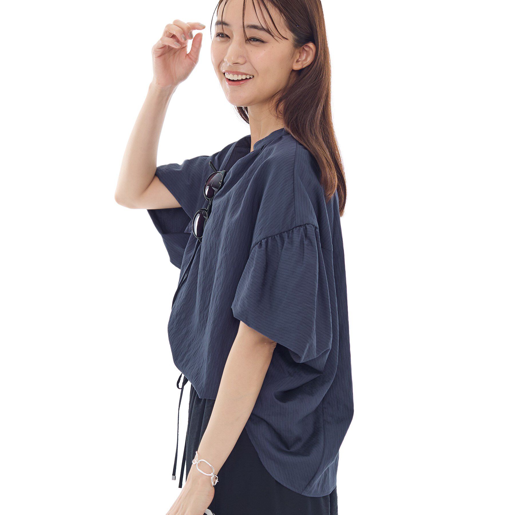 INDIVI「ドルマンスリーブブラウス」|シャツ・ブラウス|