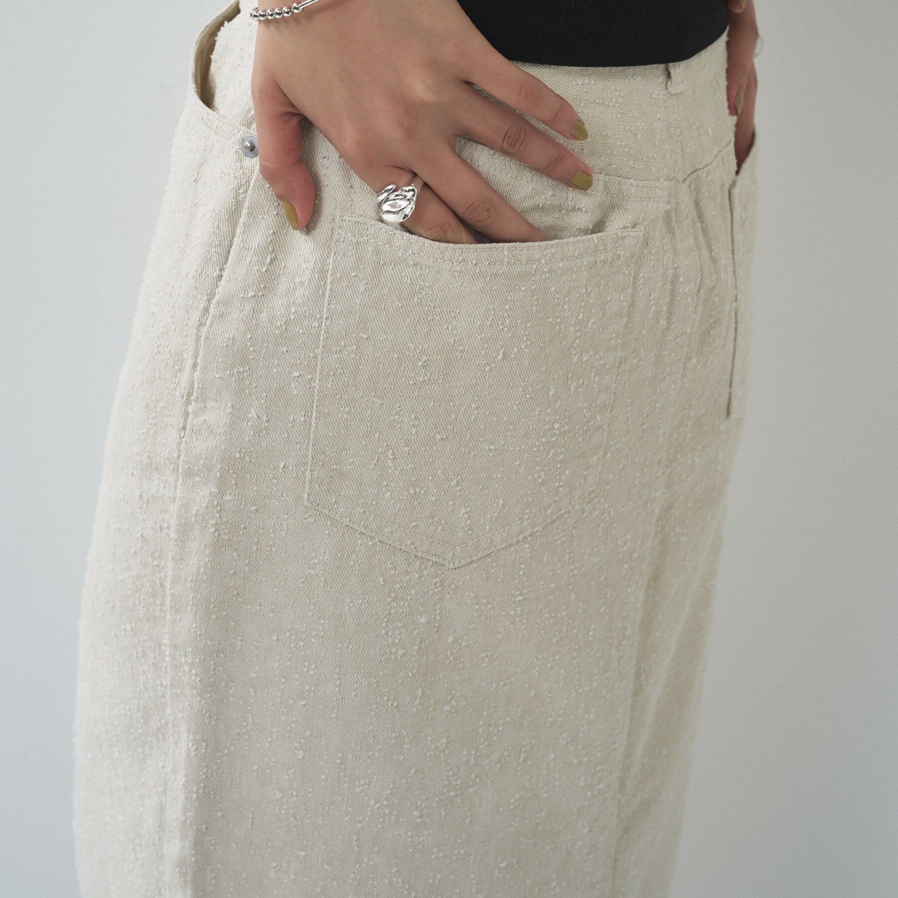 GALLEST「グレイニーコットンタイトスカート」|スカート|