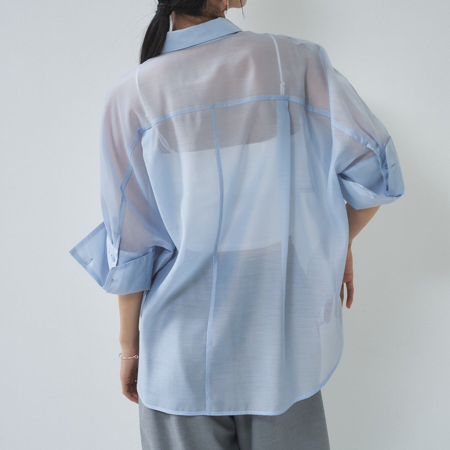 GALLEST「シアーコクーンブラウス」|シャツ・ブラウス|