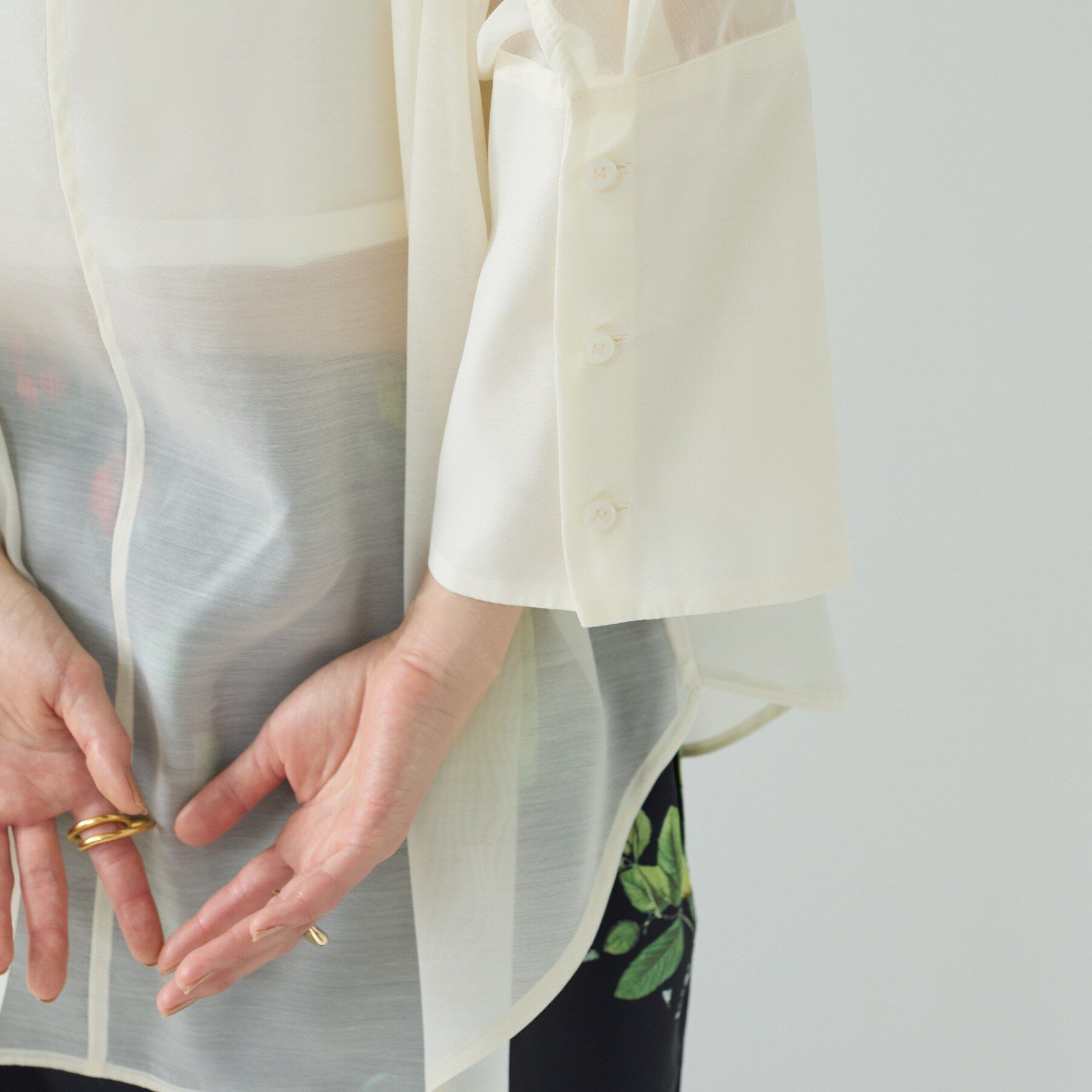 GALLEST「シアーコクーンブラウス」|シャツ・ブラウス|