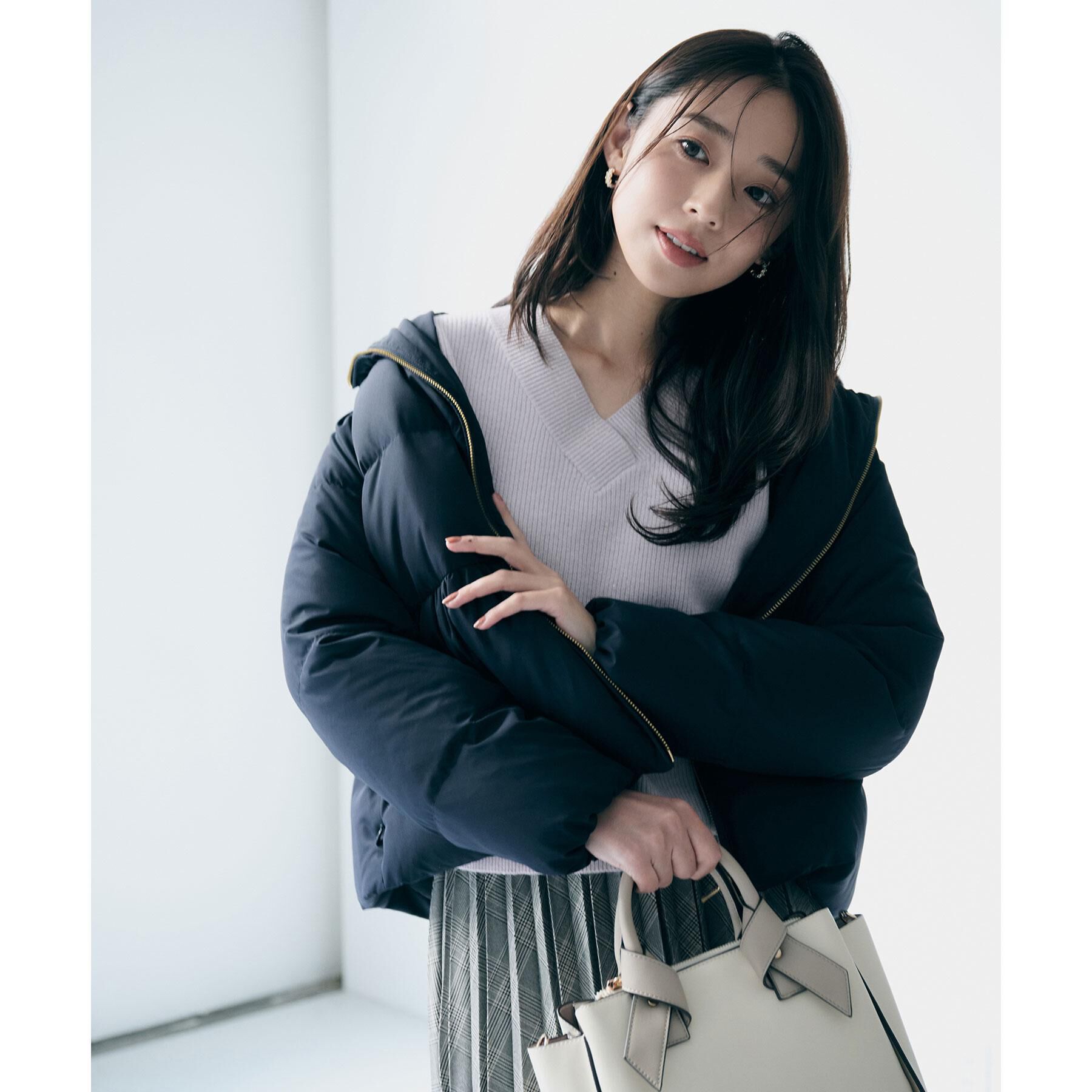 index「KAWADAダウンペプラムショートコート【撥水/洗濯機OK/静電気防止裏地】」|ダウン|