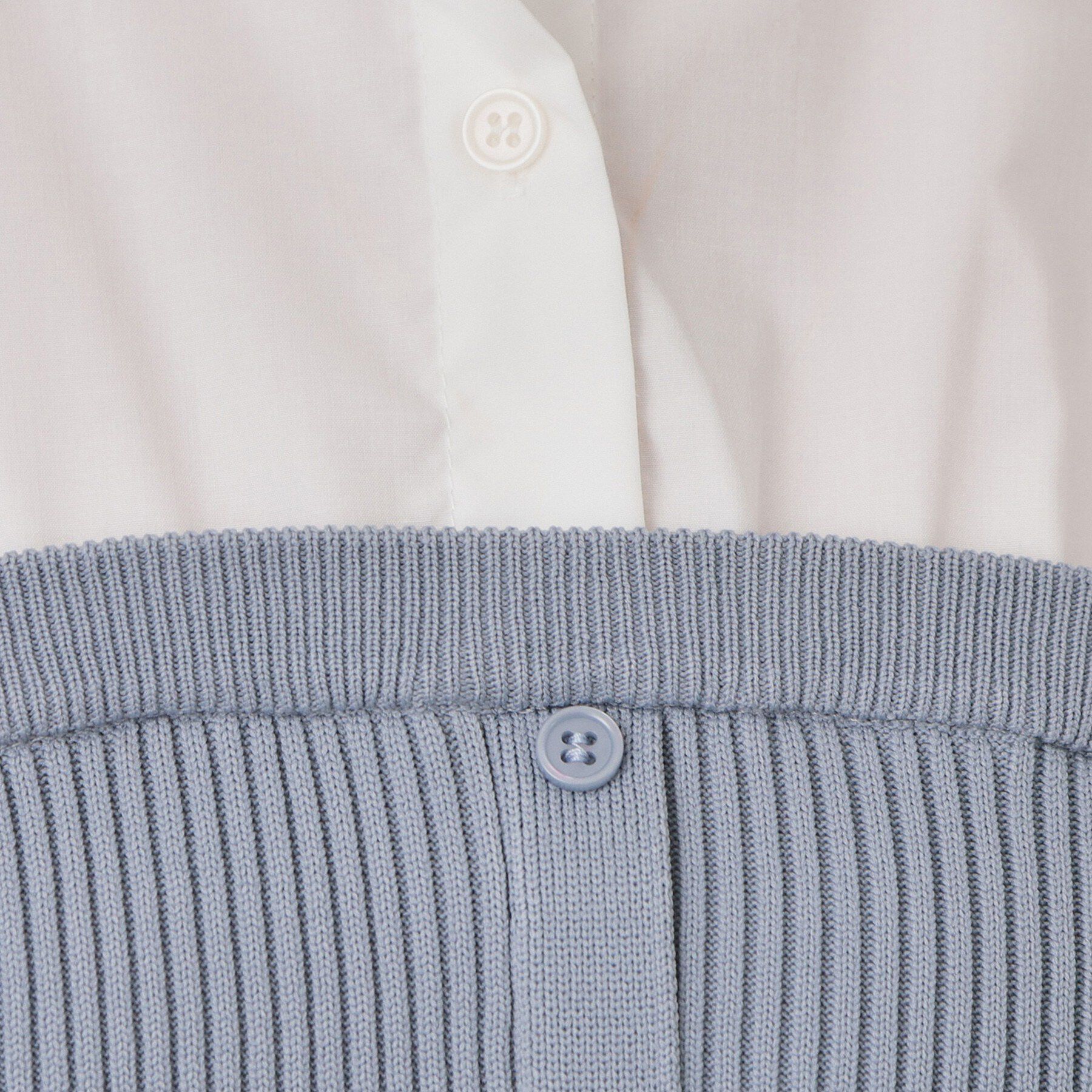 index「シャツドッキングペプラムニット【洗濯機OK】」|ニット・セーター|