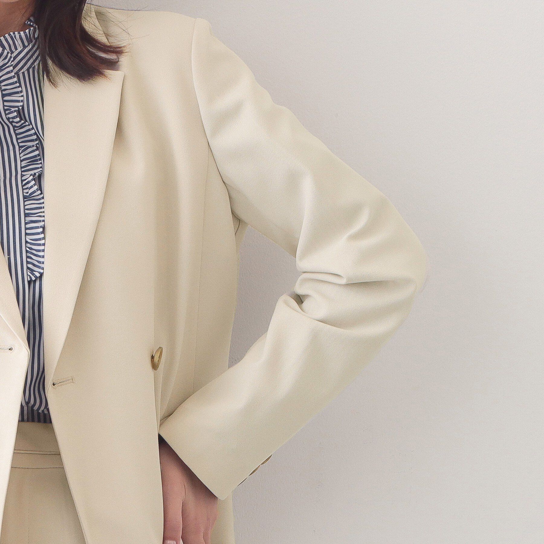 index「ダブルブレストジャケット/セットアップ対応可【洗える/接触冷感/吸水速乾/防シワ/ストレッチ】」|テーラードジャケット|