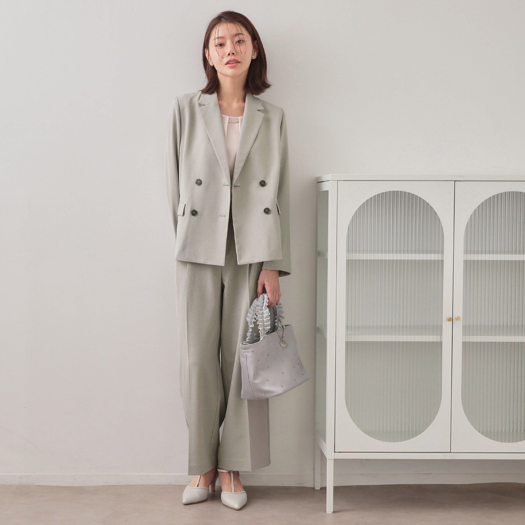 index「ストレッチ2タックワイドパンツ/セットアップ対応可【洗濯機OK/接触冷感/吸水速乾/防シワ】」|その他|