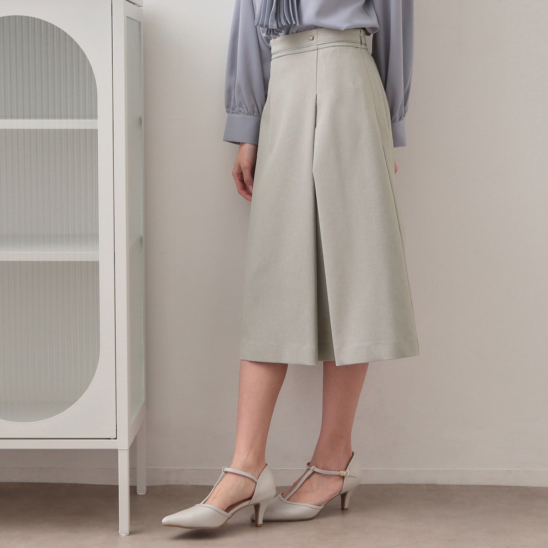 index「アシメタックAラインスカート/セットアップ対応可【洗濯機OK/防シワ】《XS～LL》」|スカート|