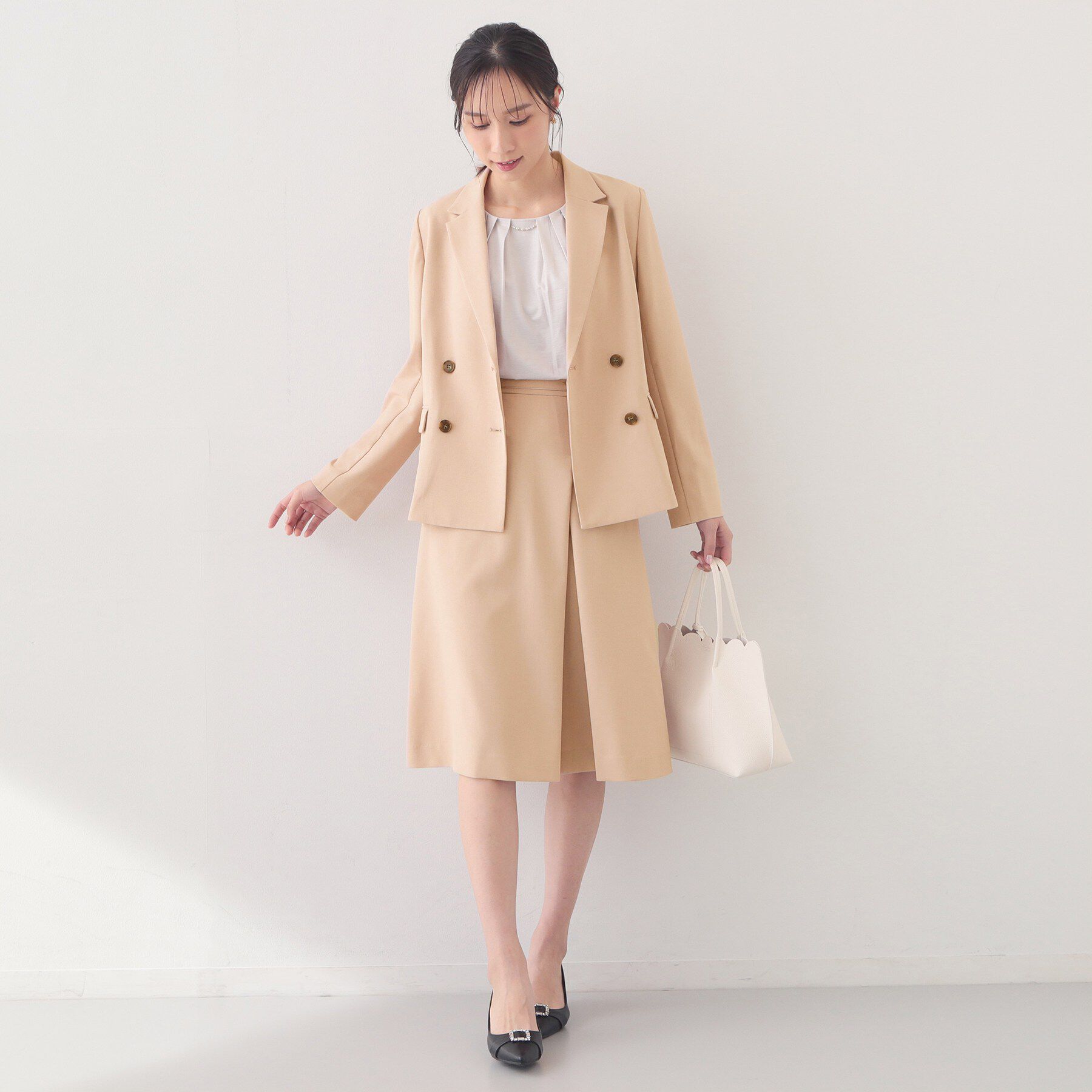 index「アシメタックAラインスカート/セットアップ対応可【洗濯機OK/防シワ】《XS～LL》」|スカート|