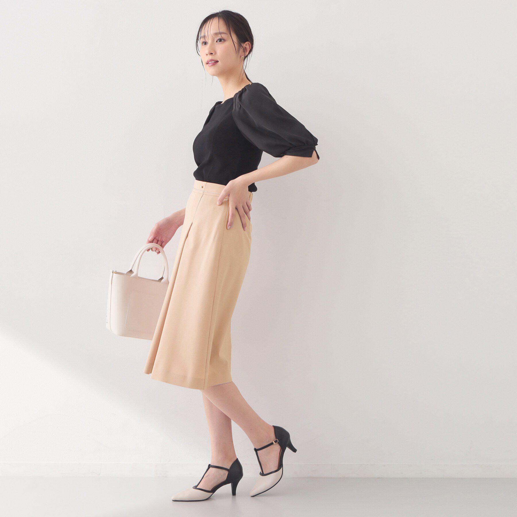 index「アシメタックAラインスカート/セットアップ対応可【洗濯機OK/防シワ】《XS～LL》」|スカート|