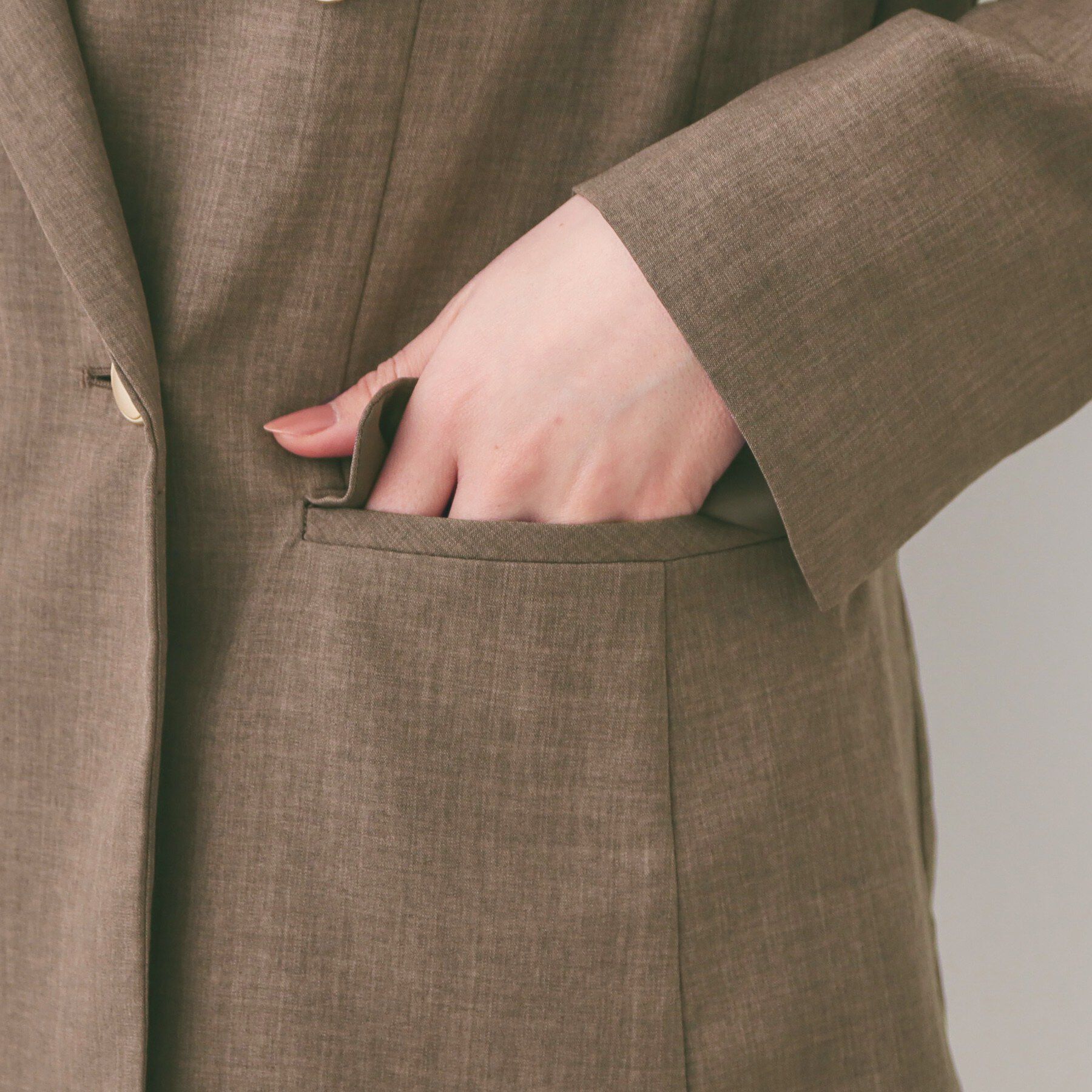 index「多機能ダブルブレストテーラードジャケット【洗濯機OK/接触冷感/吸水速乾/イージーアイロン/防シワ】」|テーラードジャケット|