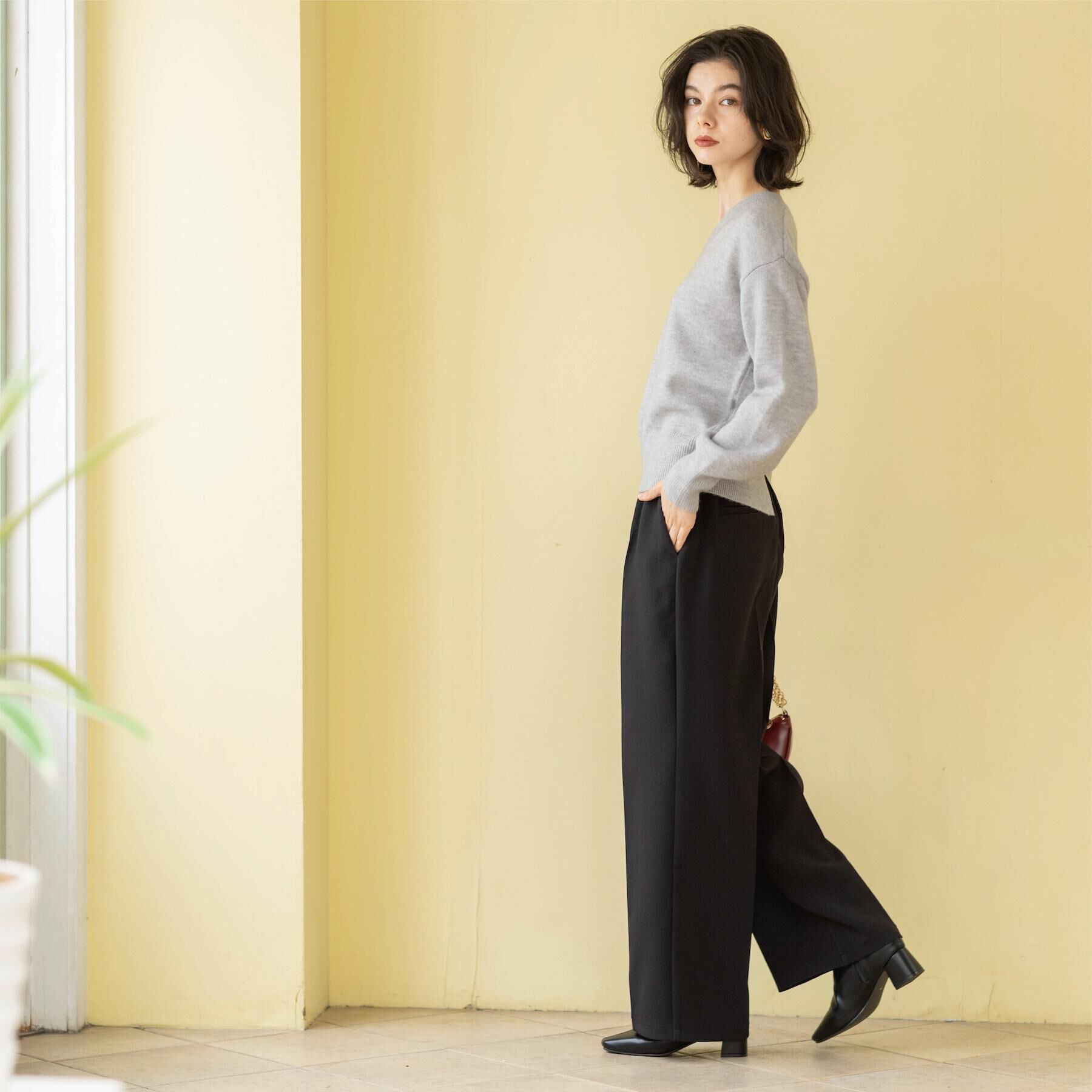 OPAQUE.CLIP「イージーワイドパンツ【洗濯機OK】」|その他|