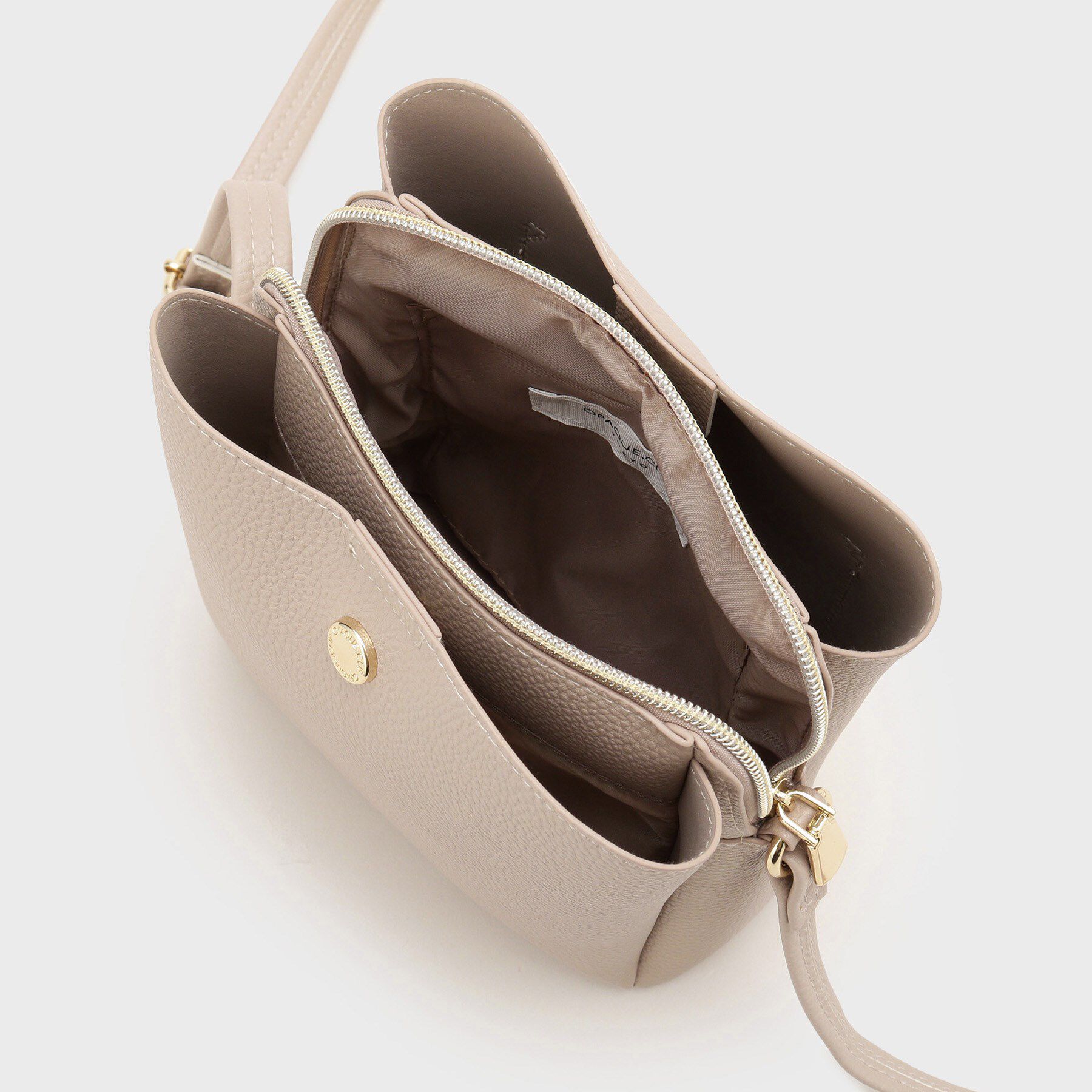 OPAQUE.CLIP「シュリンク合皮3層ミニショルダーバッグ【軽量／長さ調整可能】」|ショルダー・メッセンジャー|