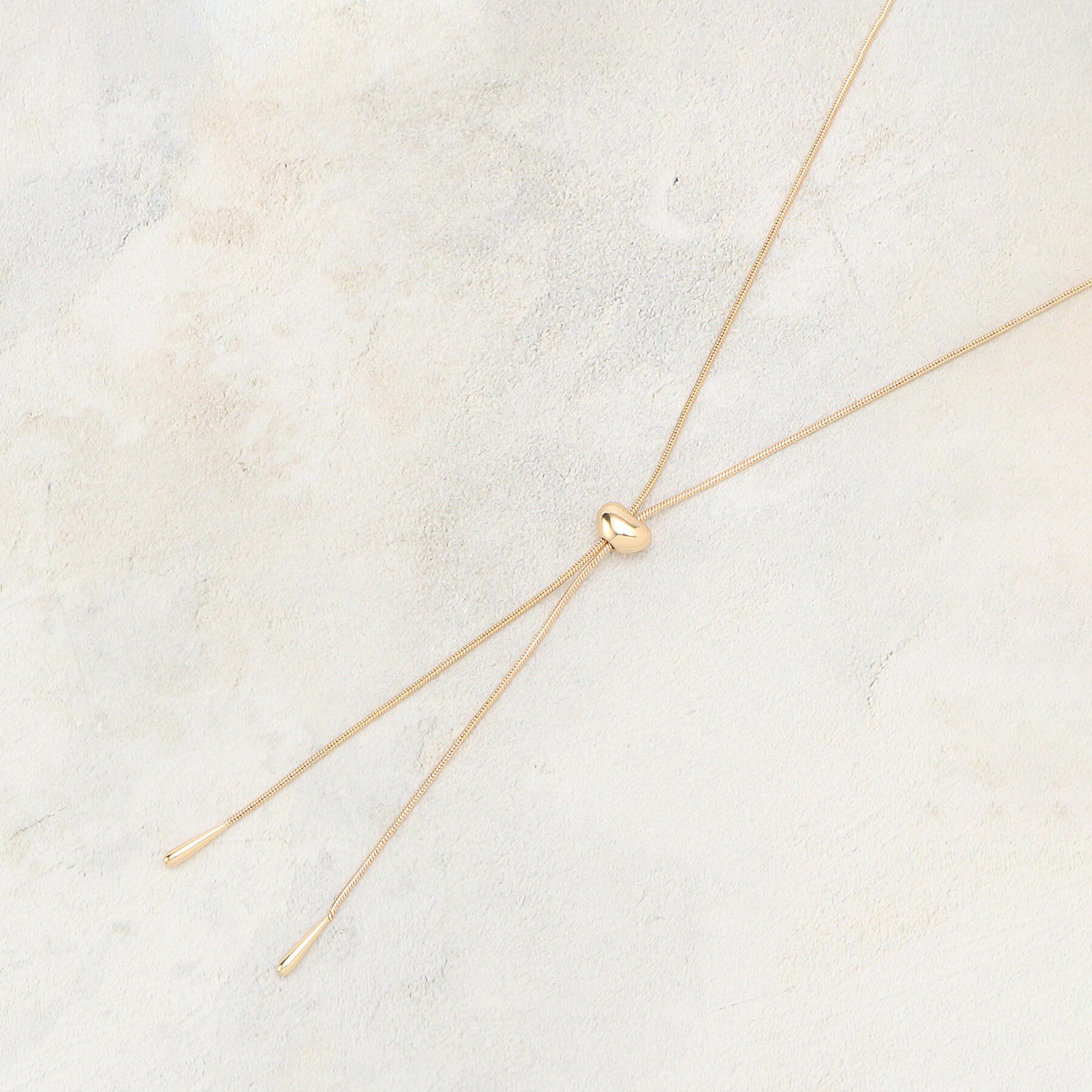 OPAQUE.CLIP「ミニビーンズスライドネックレス」|ネックレス|