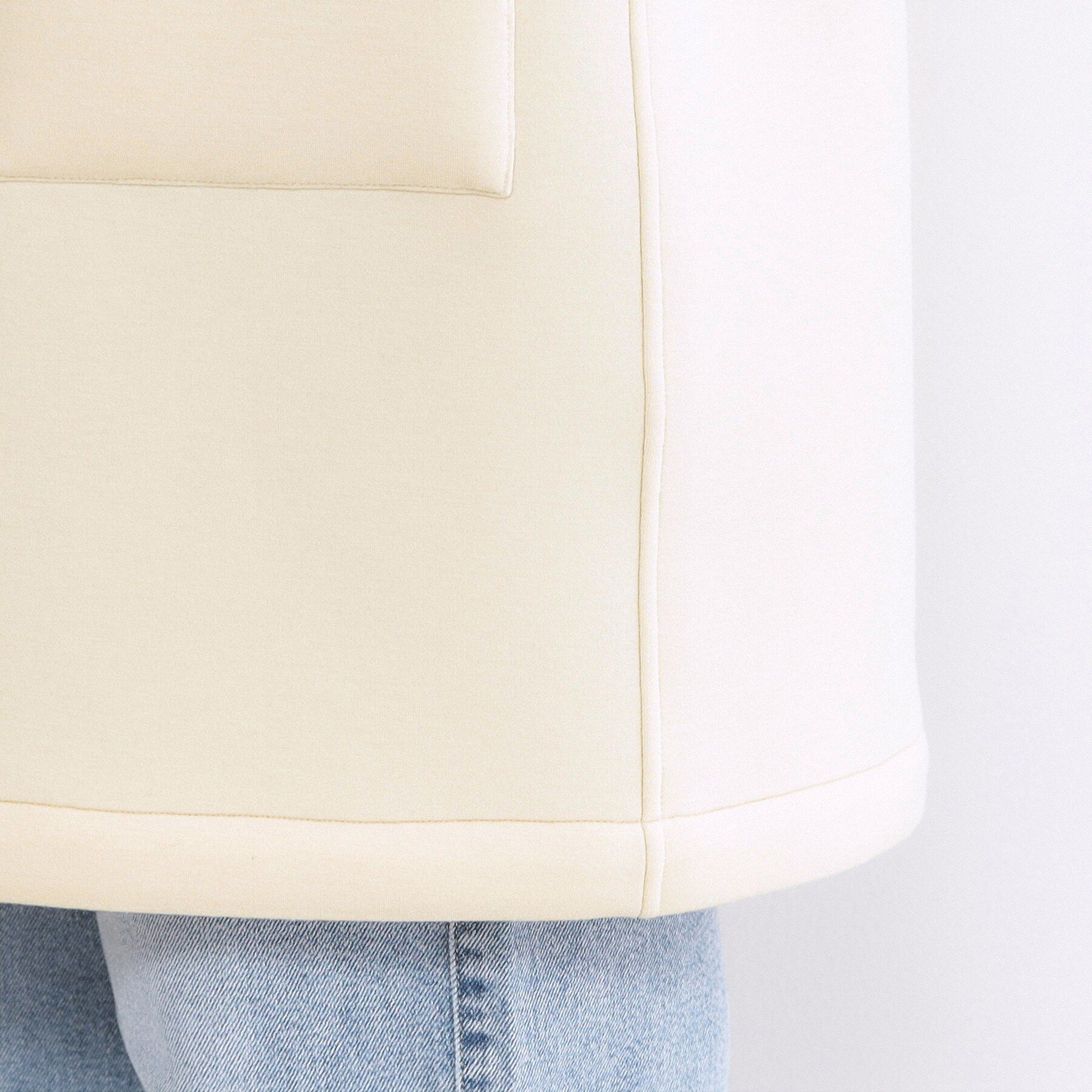 OPAQUE.CLIP「リバーシブル配色ノーカラーコート【洗濯機OK】」|ノーカラーコート|