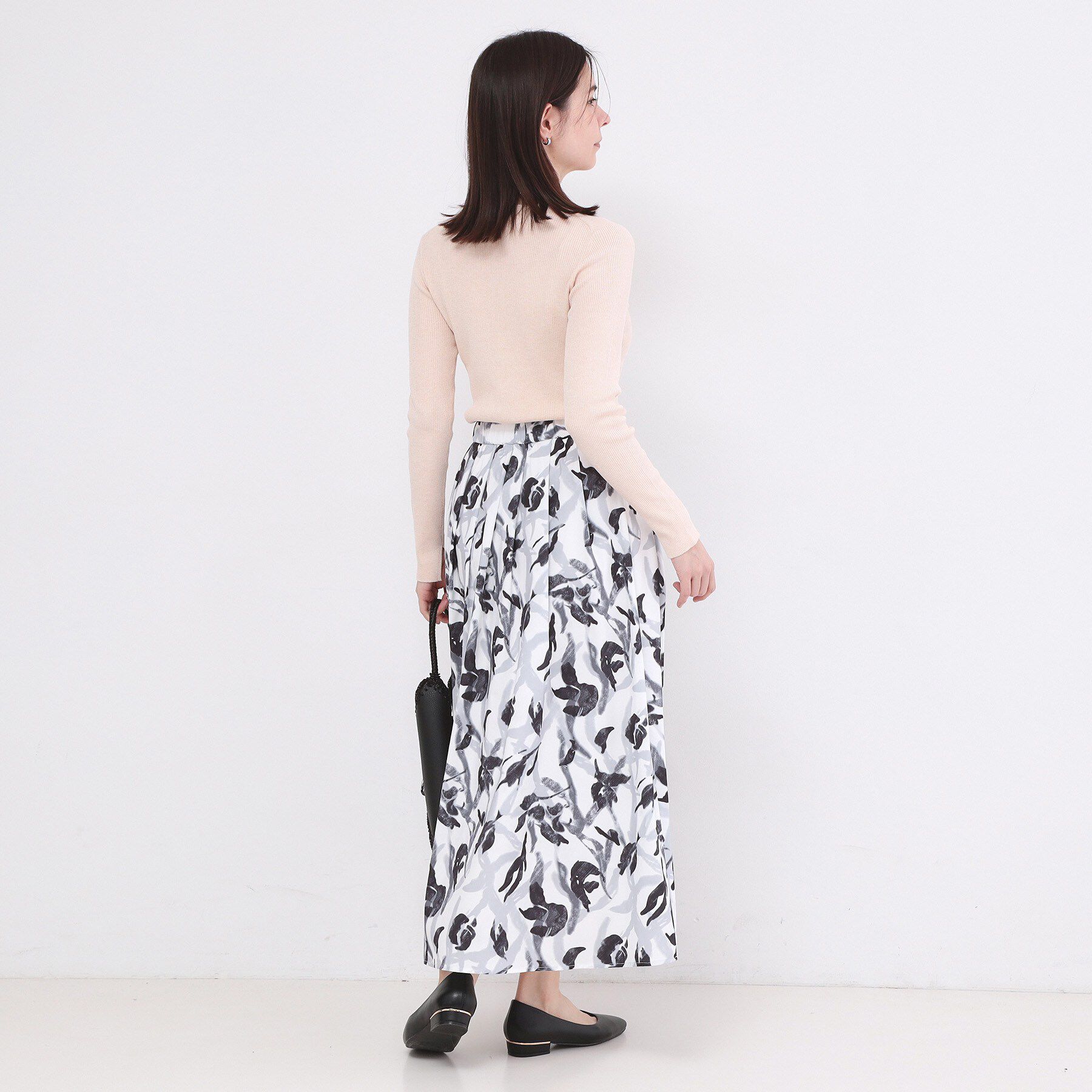 OPAQUE.CLIP「ラメリブニット【洗濯機OK】」|ニット・セーター|