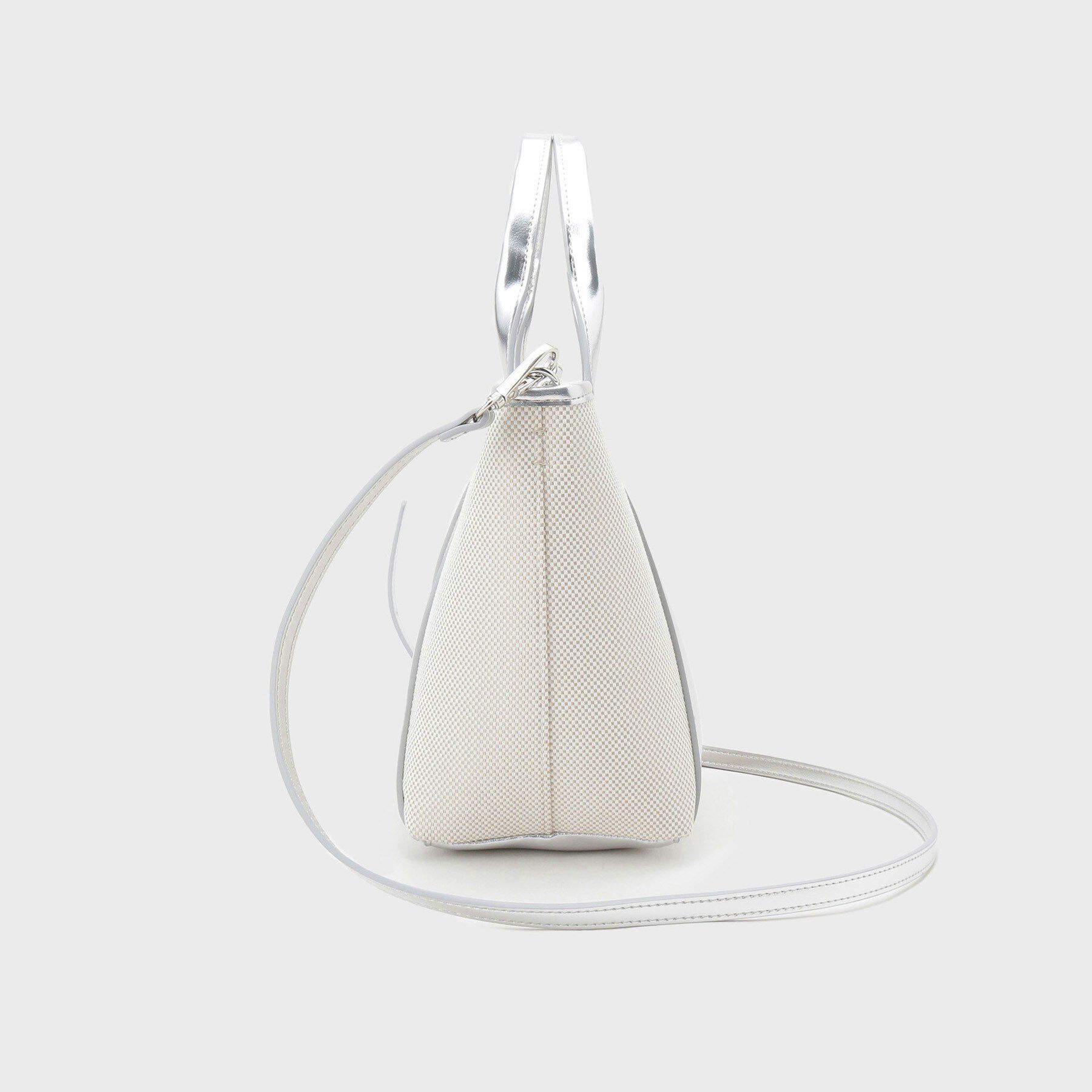 OPAQUE.CLIP「【2WAY】キャンバス&times;合皮コンビミドルトート」|トートバッグ|