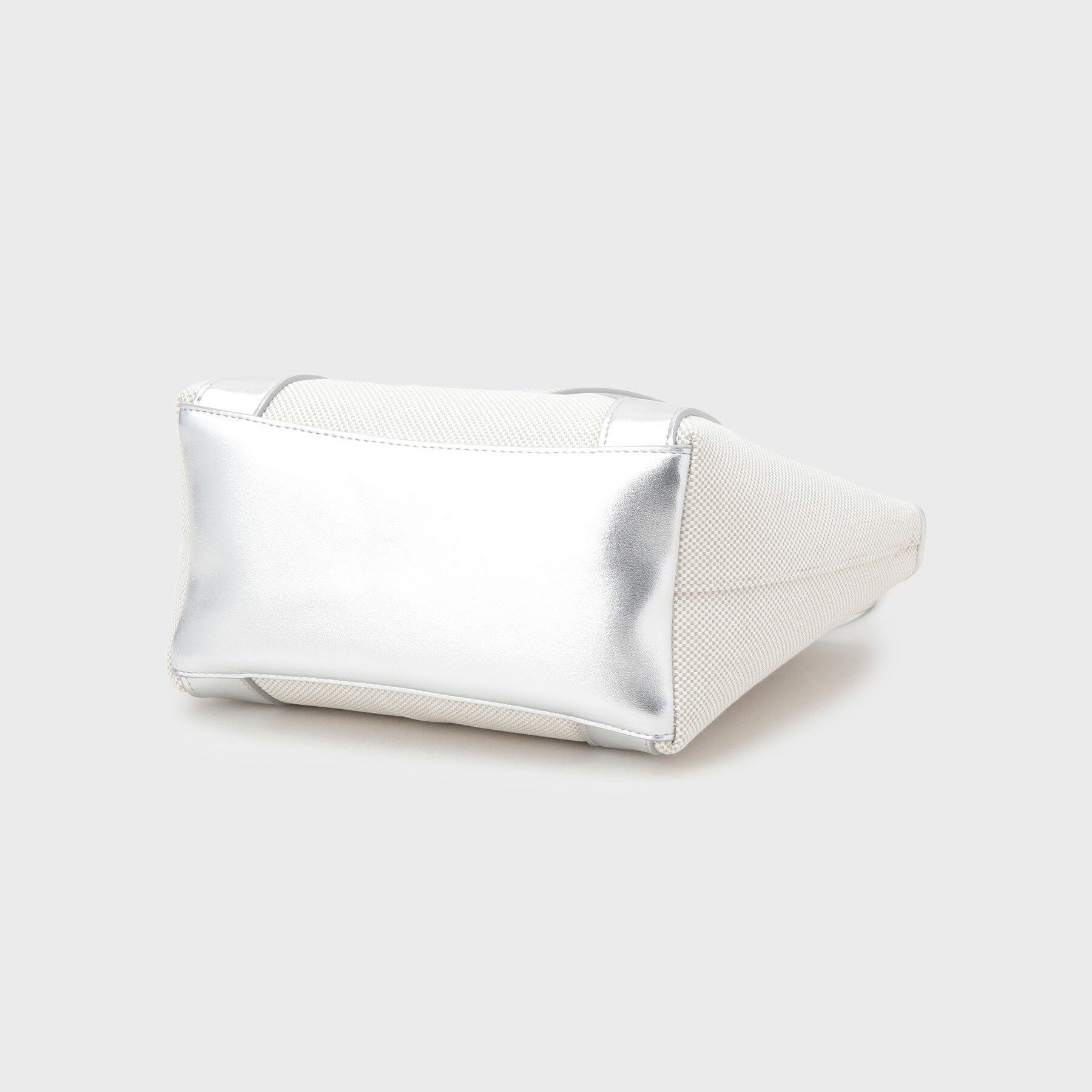 OPAQUE.CLIP「【2WAY】キャンバス&times;合皮コンビミドルトート」|トートバッグ|