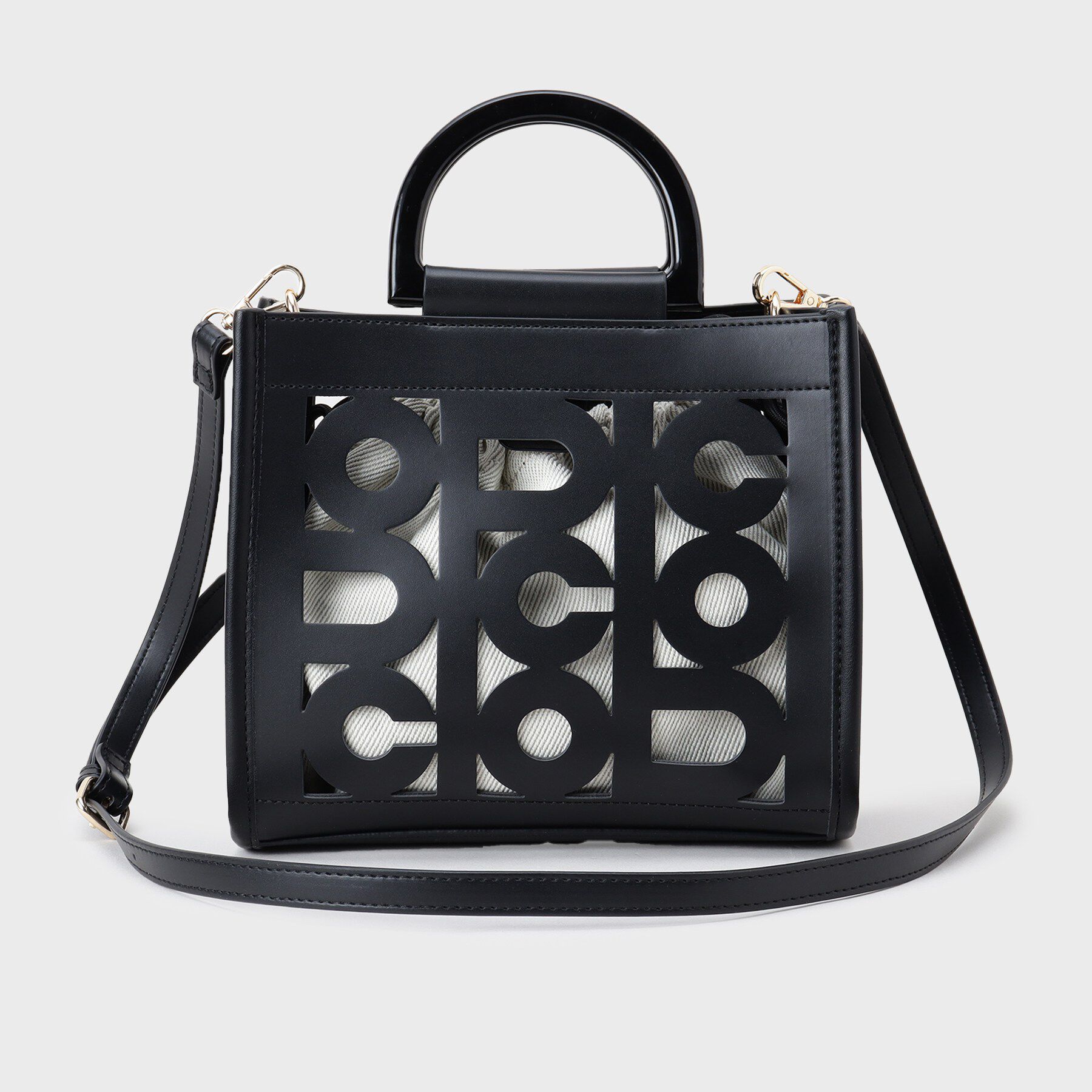 OPAQUE.CLIP「2WAYパンチングショルダートート」|トートバッグ|