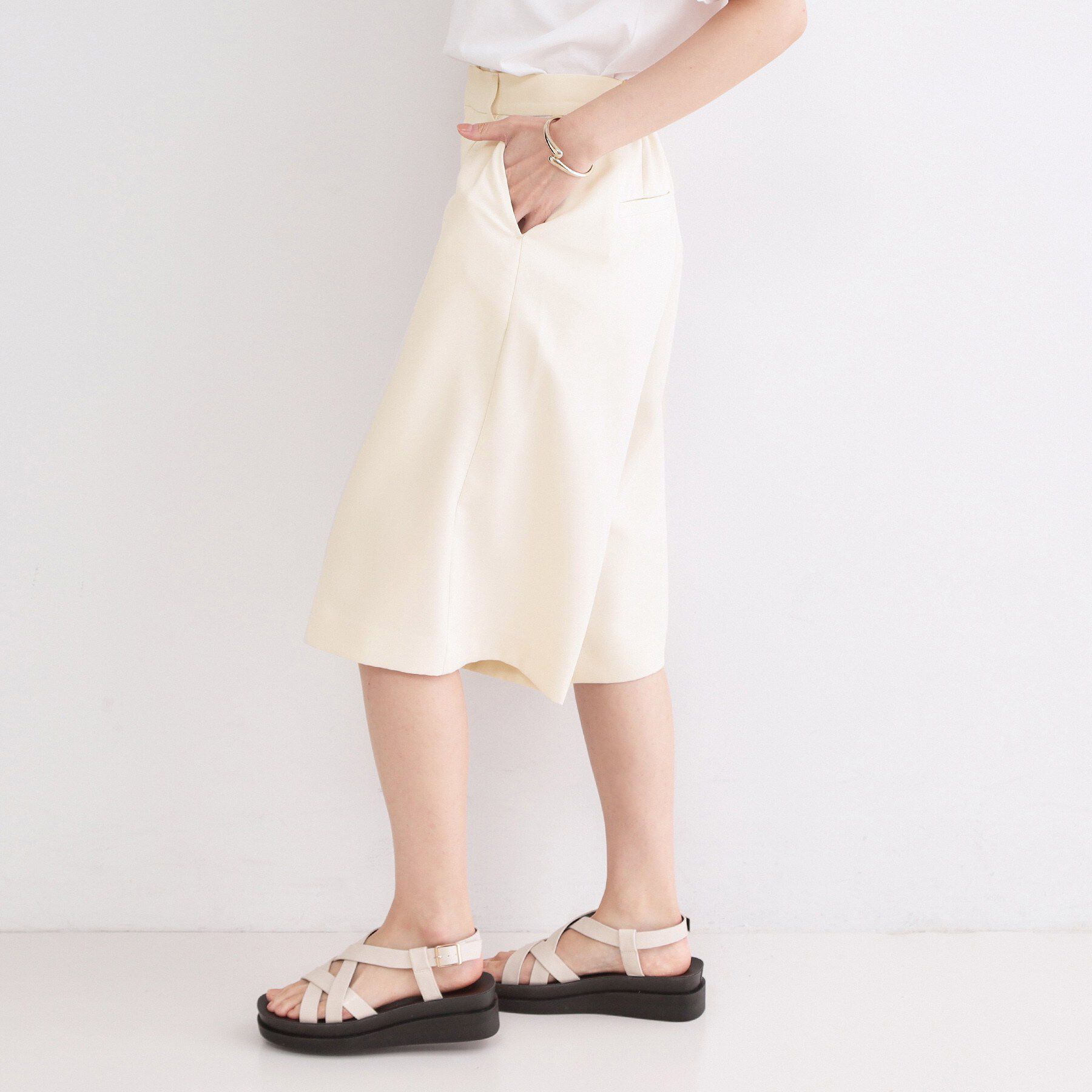 OPAQUE.CLIP「ストレッチハーフパンツ【洗濯機OK】」|その他|